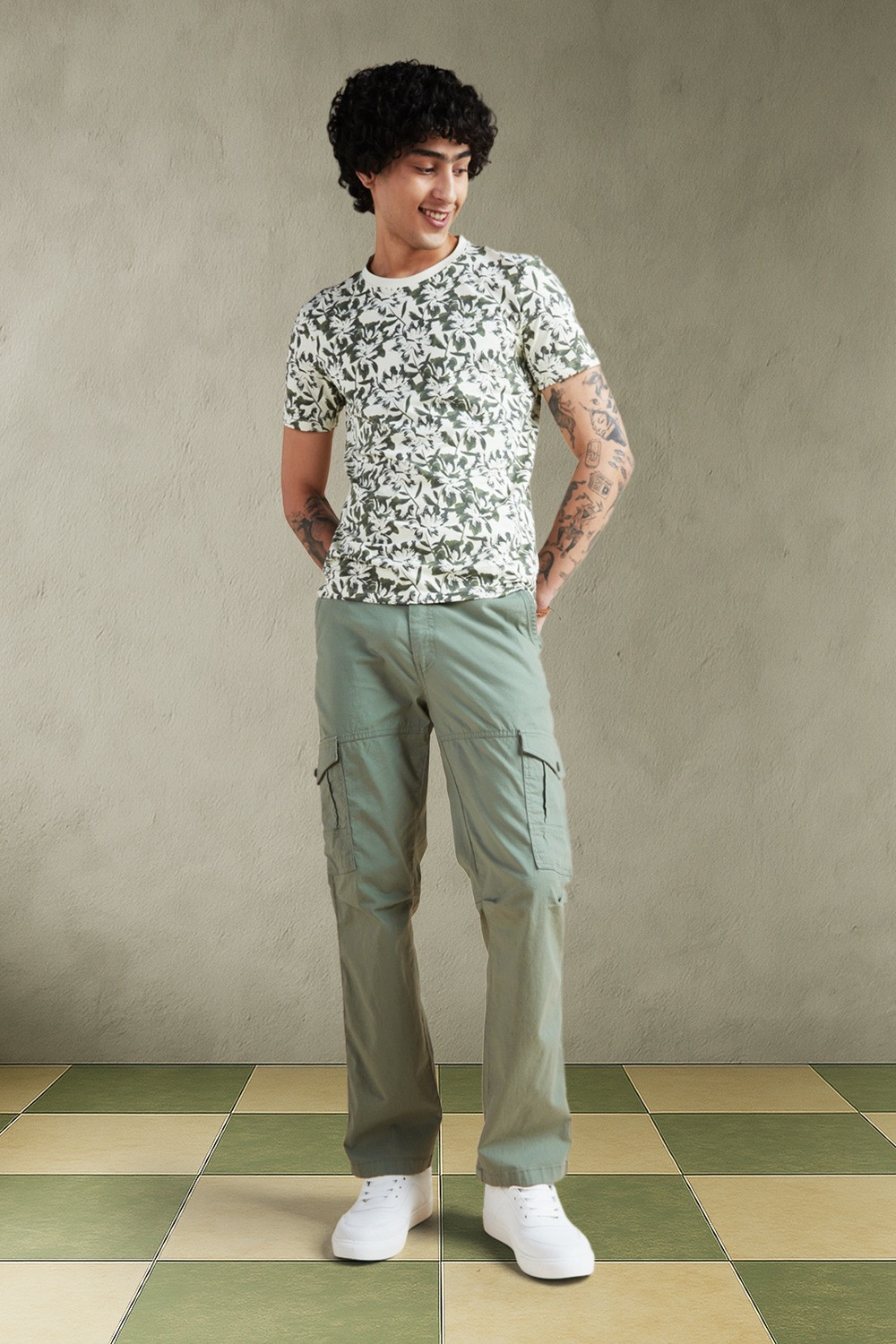 Image of Allen Solly Men Cargos