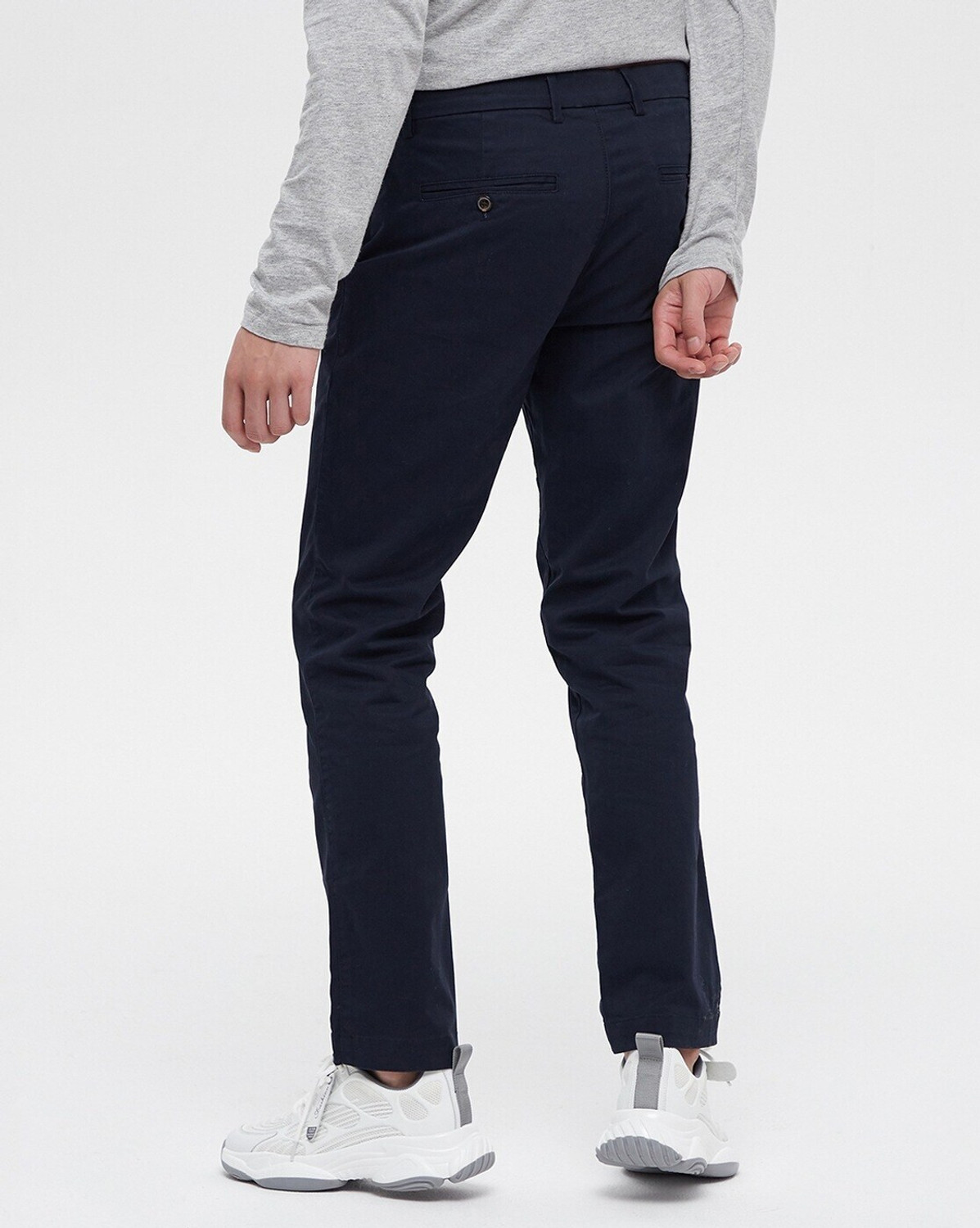 Image of GAP Slim Fit Men Blue Trousers