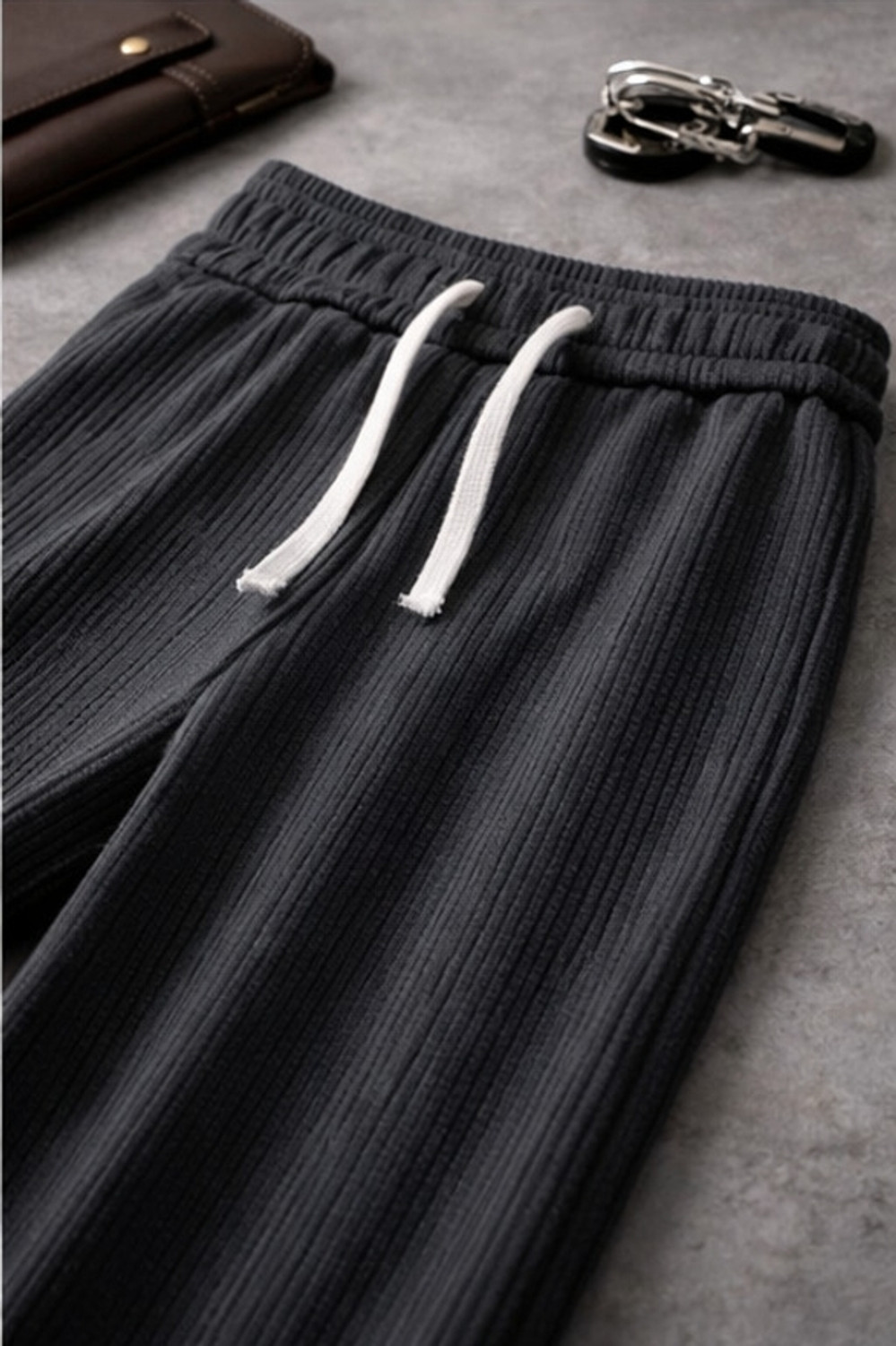 Image of FABFLEE Self Design Men Multicolor Track Pants