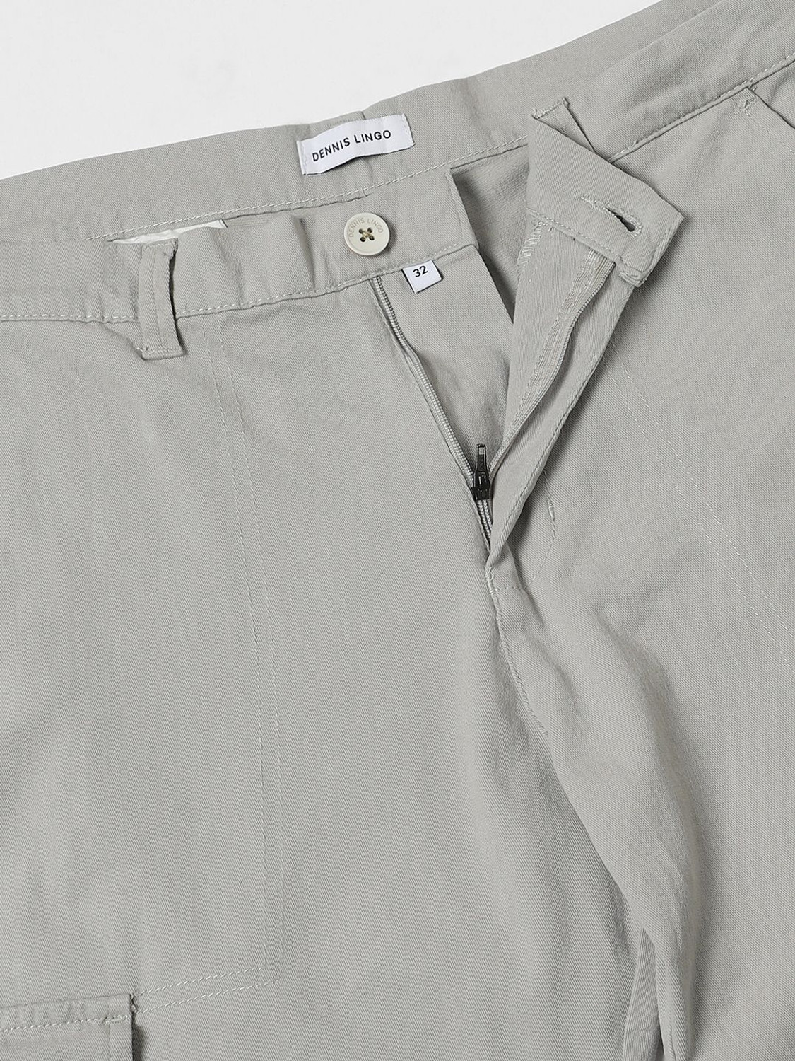 Image of Dennis Lingo Slim Fit Men Green Trousers