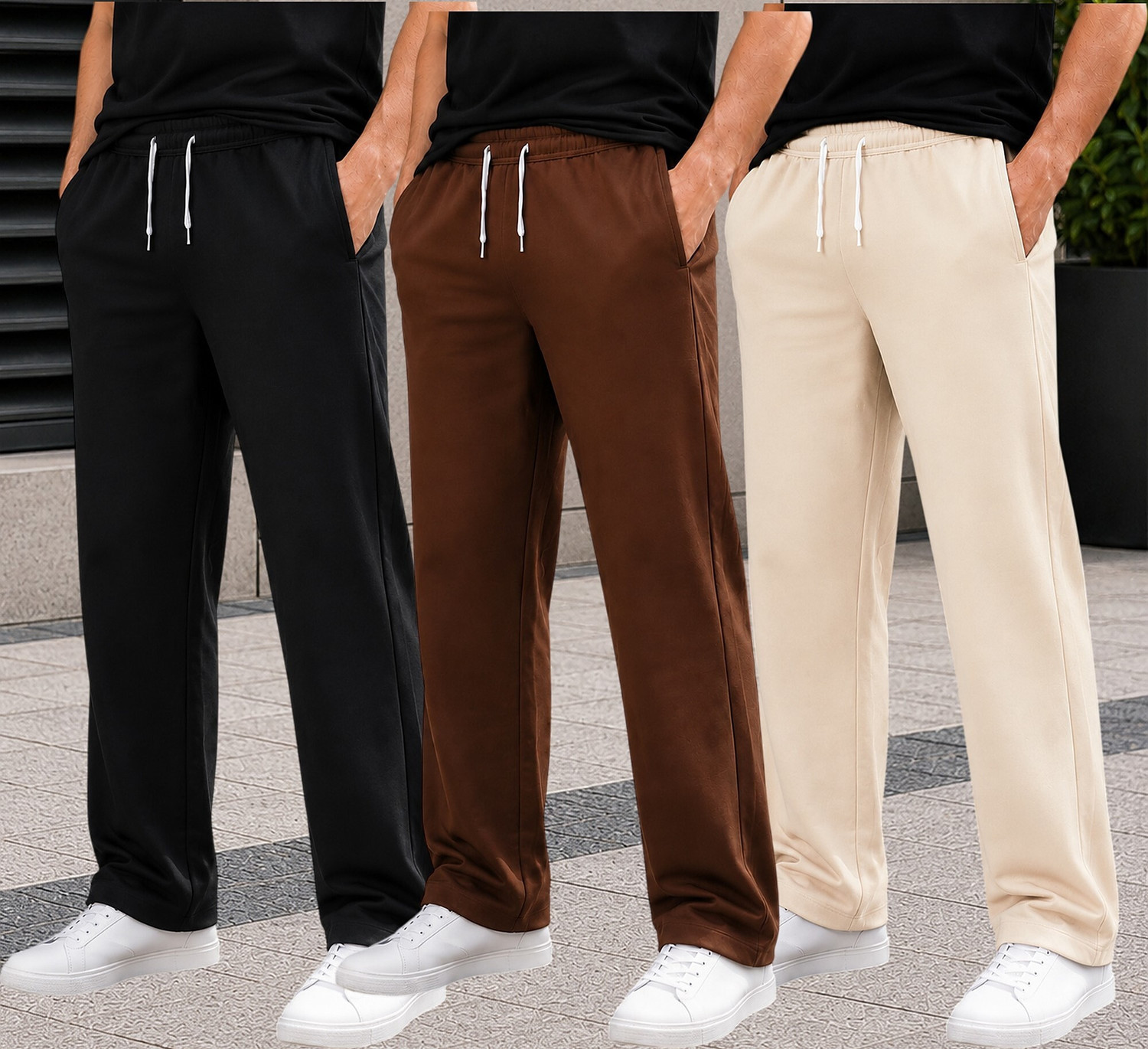 Image of METRONAUT Loose Fit Men Multicolor Trousers