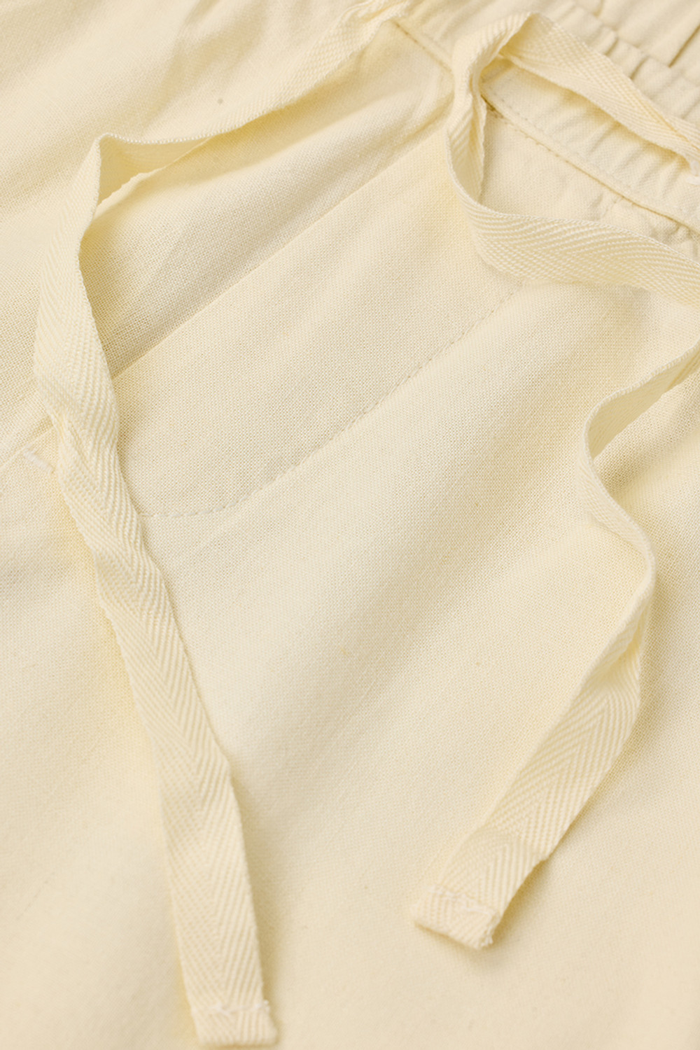 Image of Snitch Relaxed Men Cream Trousers