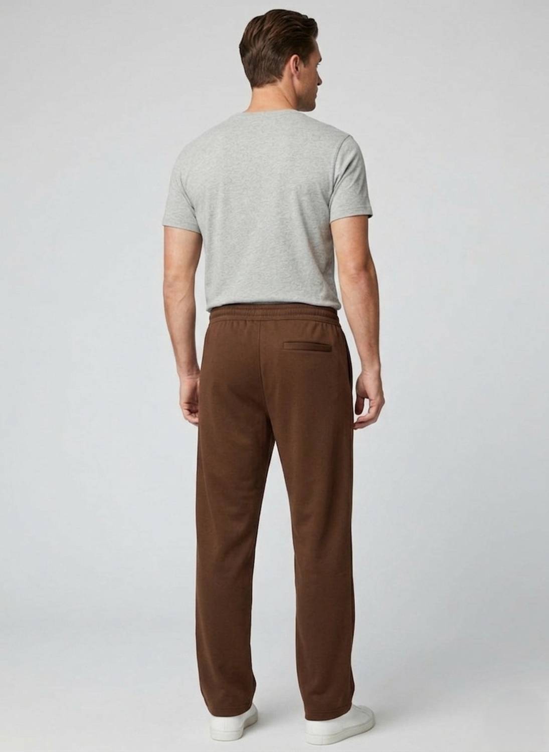INDICLUB Loose Fit Men Brown Trousers - Image 2