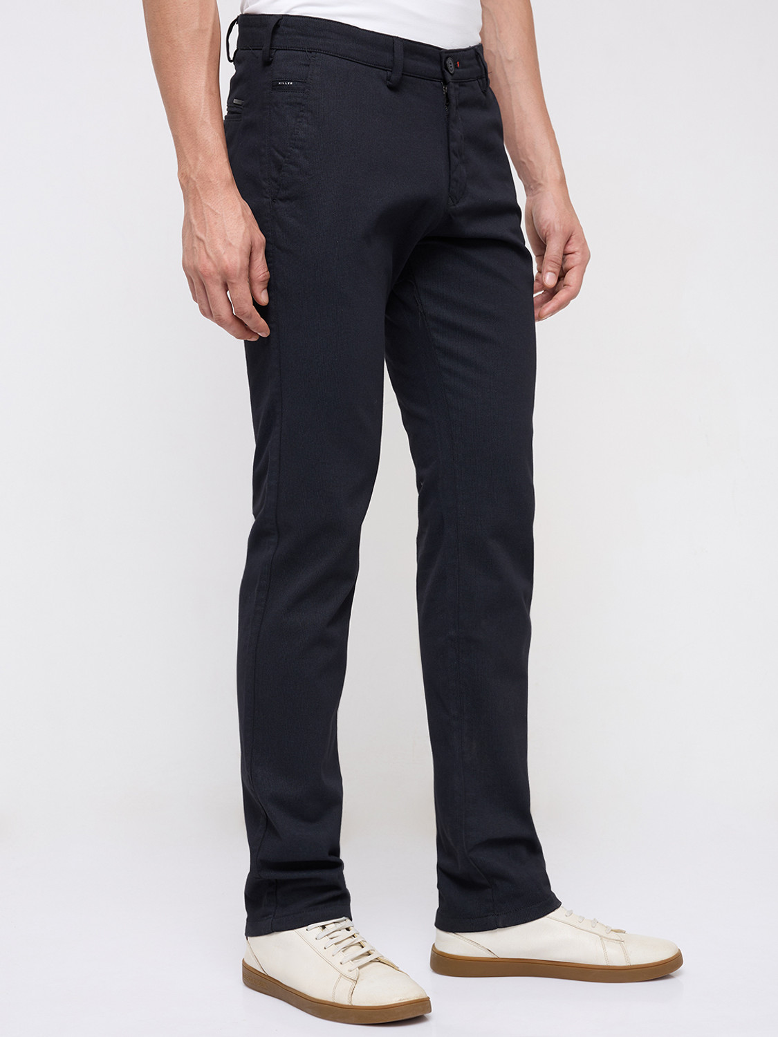Image of KILLER Slim Fit Men Black Trousers