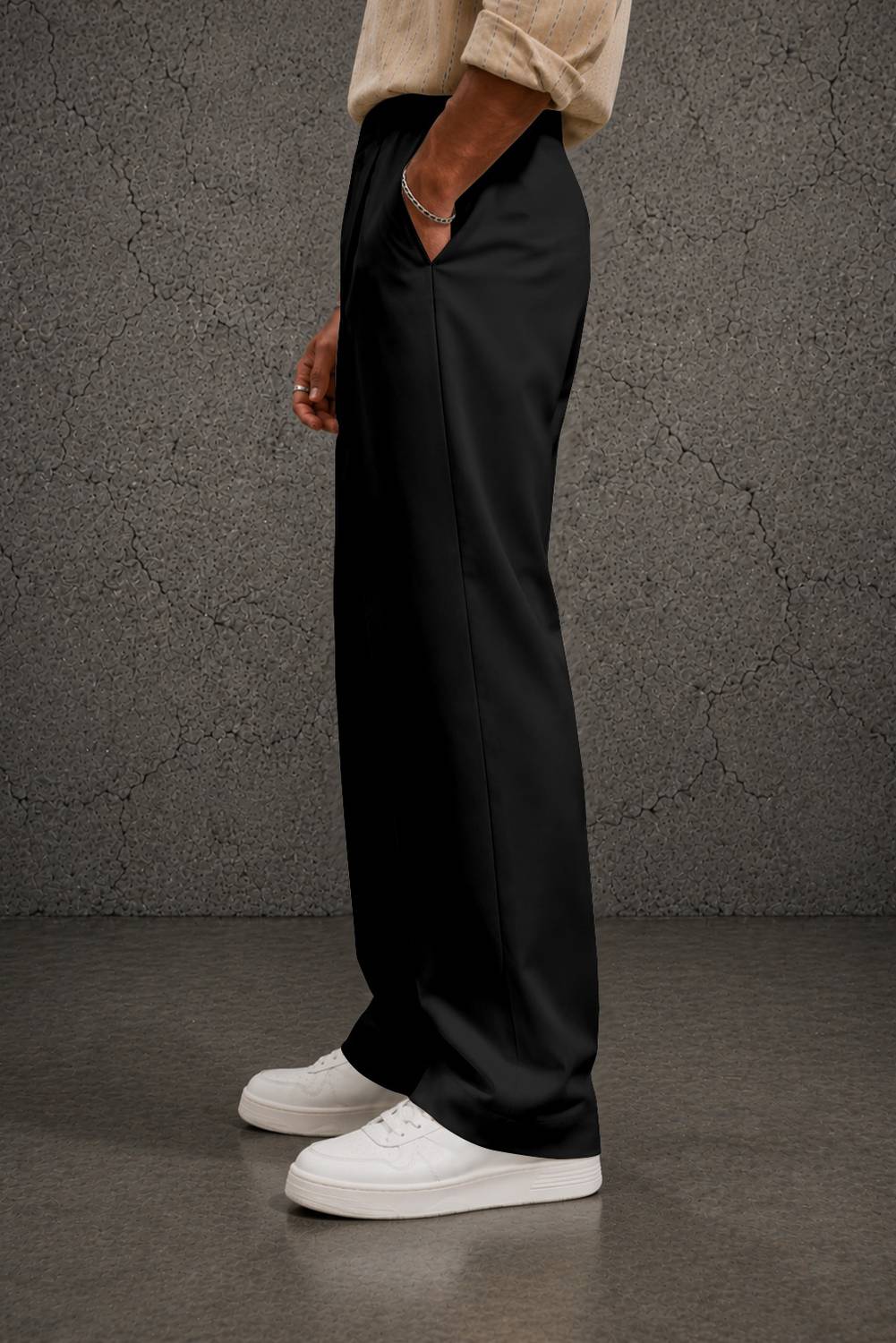FTX Loose Fit Men Black Trousers - Image 4