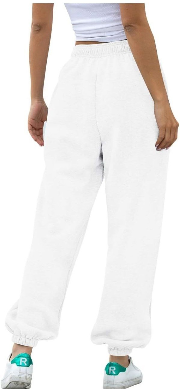 Image of Q-Rious Relaxed Women White Trousers