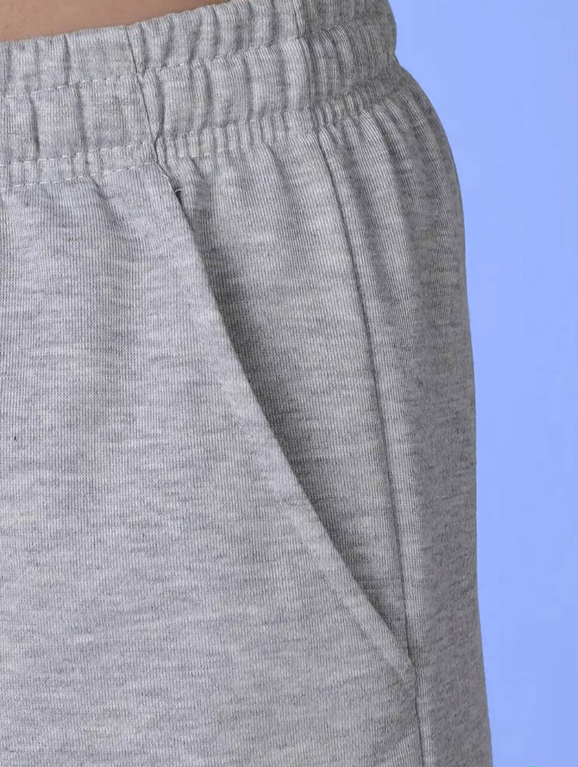 Image of WEVOK WEAR Relaxed Men Grey Trousers