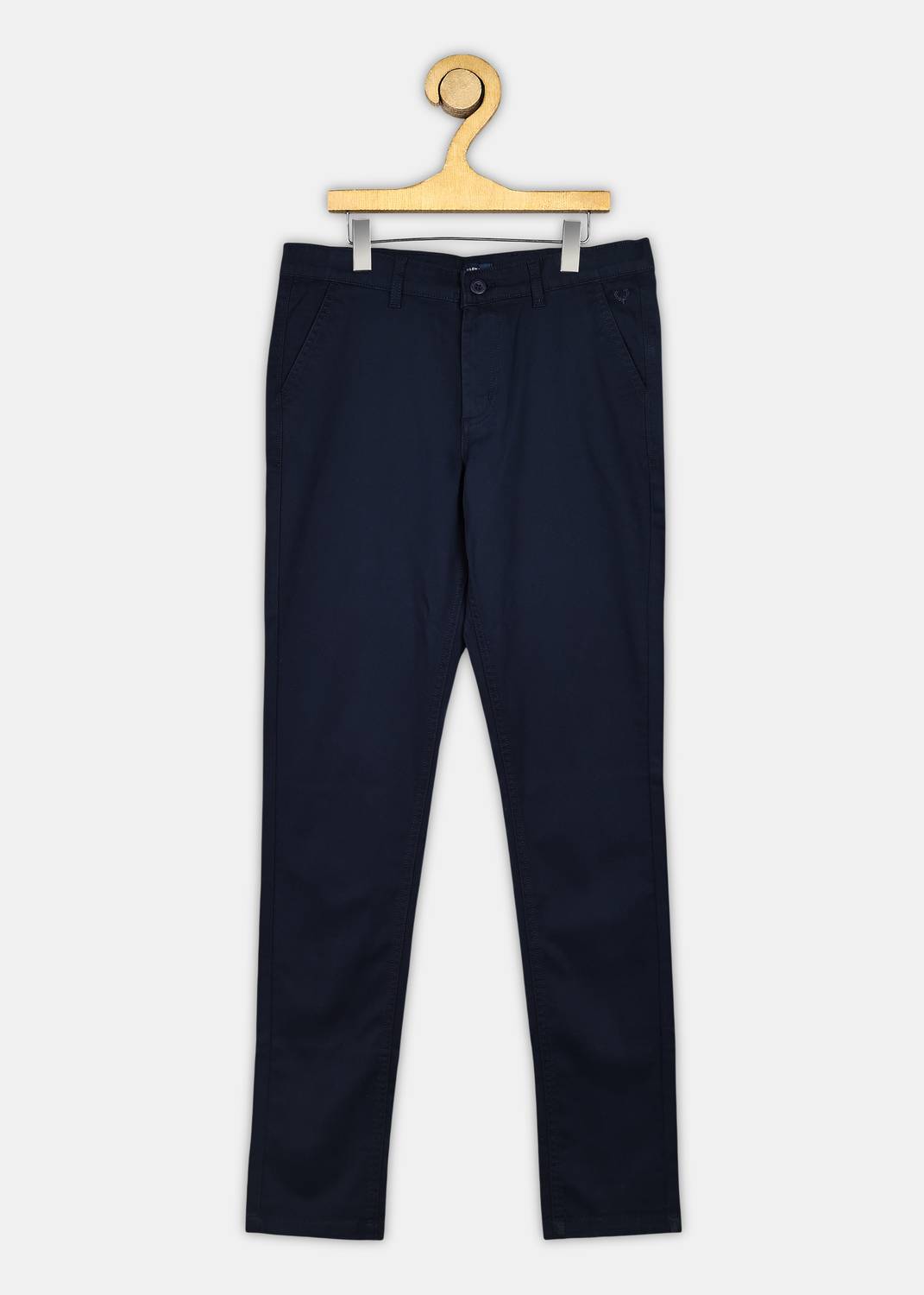 Allen Solly Junior Slim Fit Boys Blue Trousers