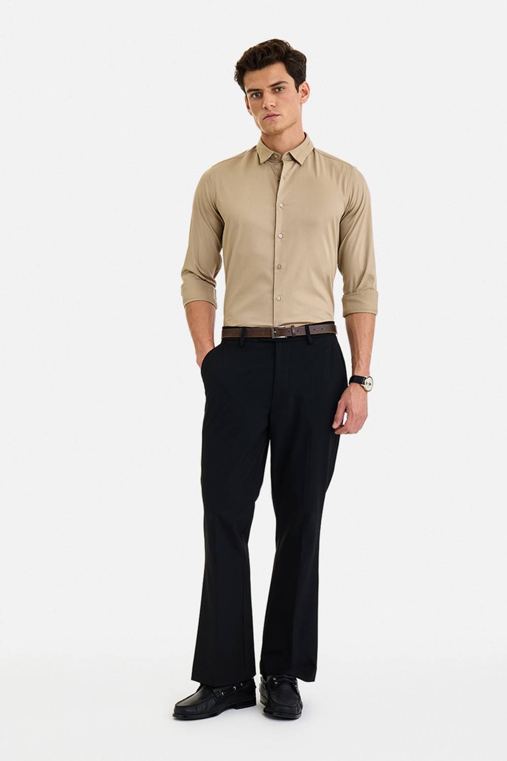 Snitch Flared Men Black Trousers - Image 5