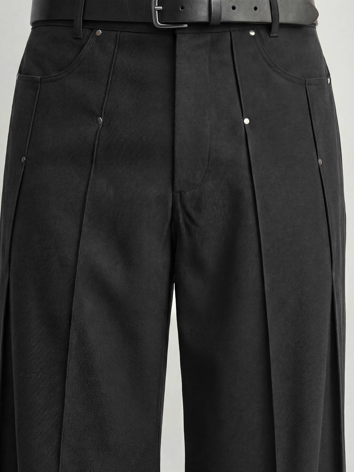 FUGAZEE Loose Fit Men Black Trousers - Image 5