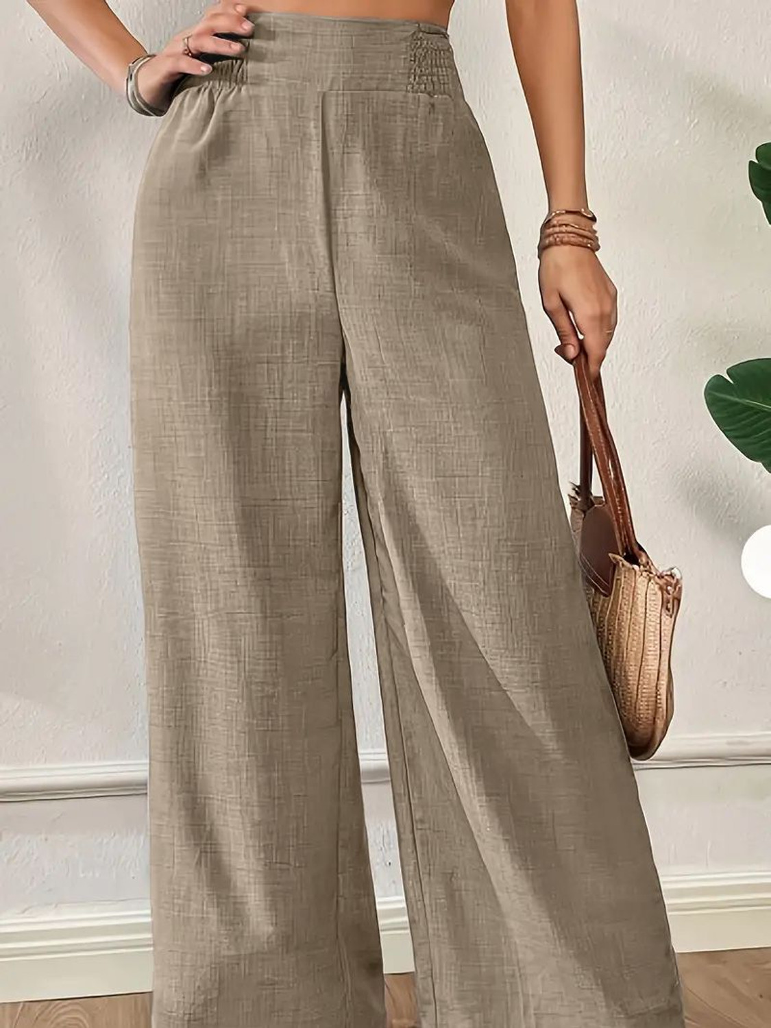 Image of METRONAUT Loose Fit Women Brown Trousers