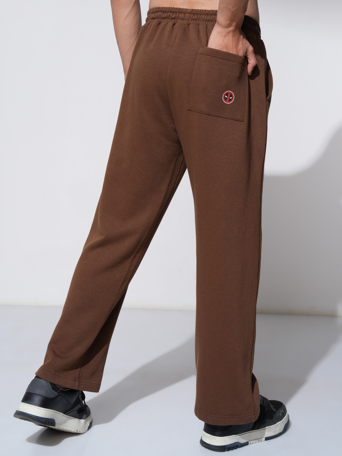 Image of HIGHLANDER Slim Fit Men Brown Trousers