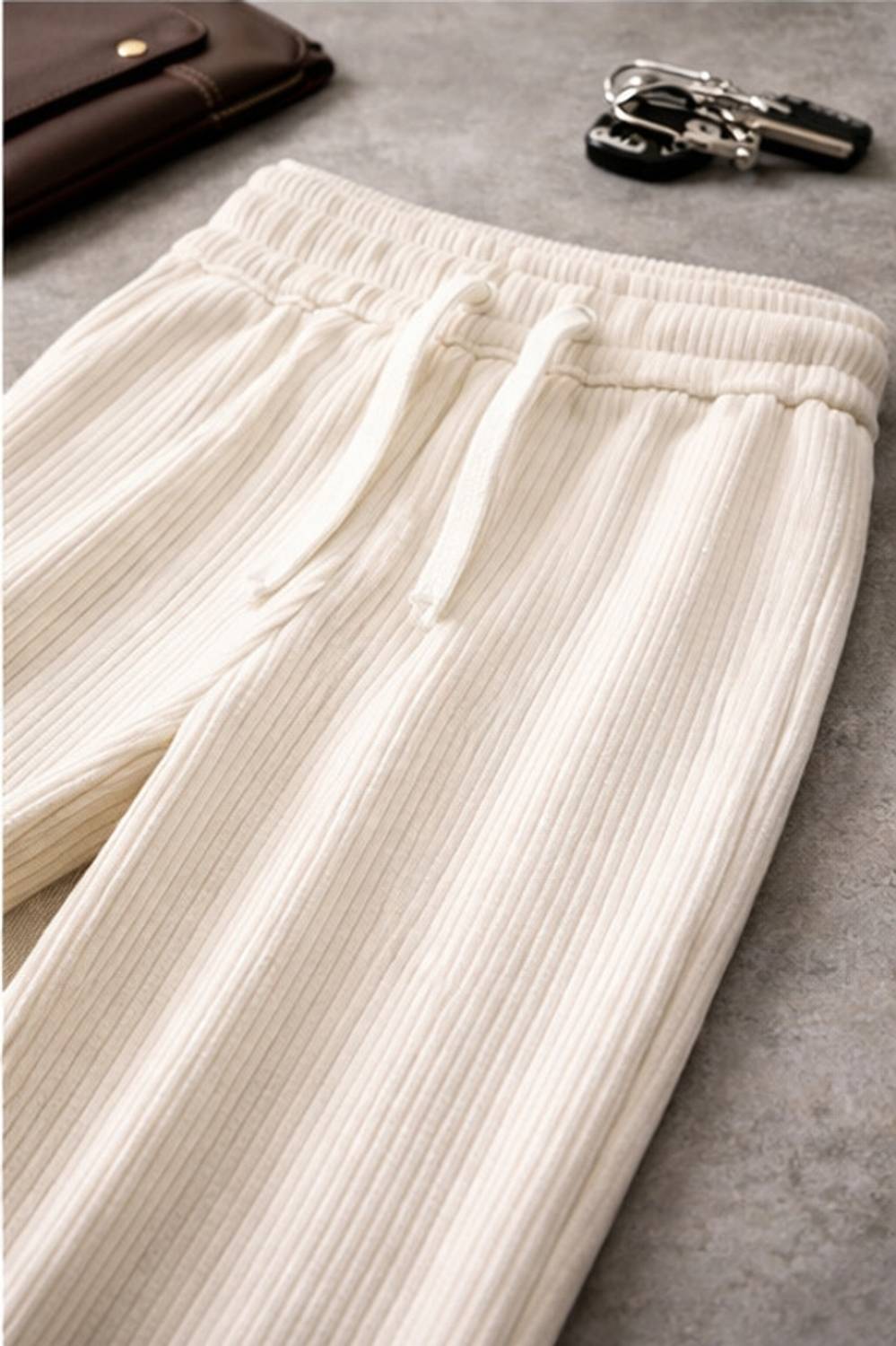 METRONAUT Relaxed Men White Trousers - Image 4