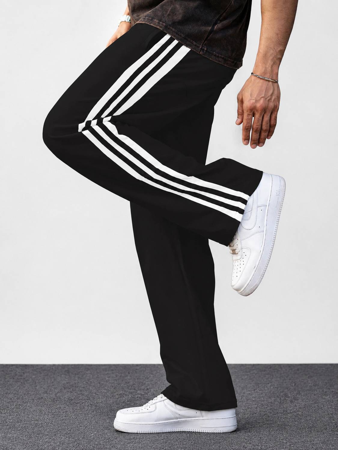 JexPuti Comfort Fit Men Black Trousers - Image 2