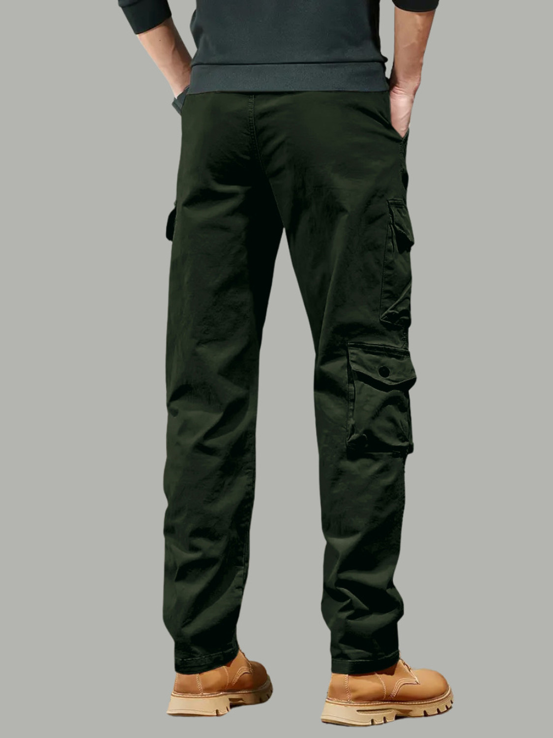 Image of Leriya Fashion Regular Fit Men Black Trousers