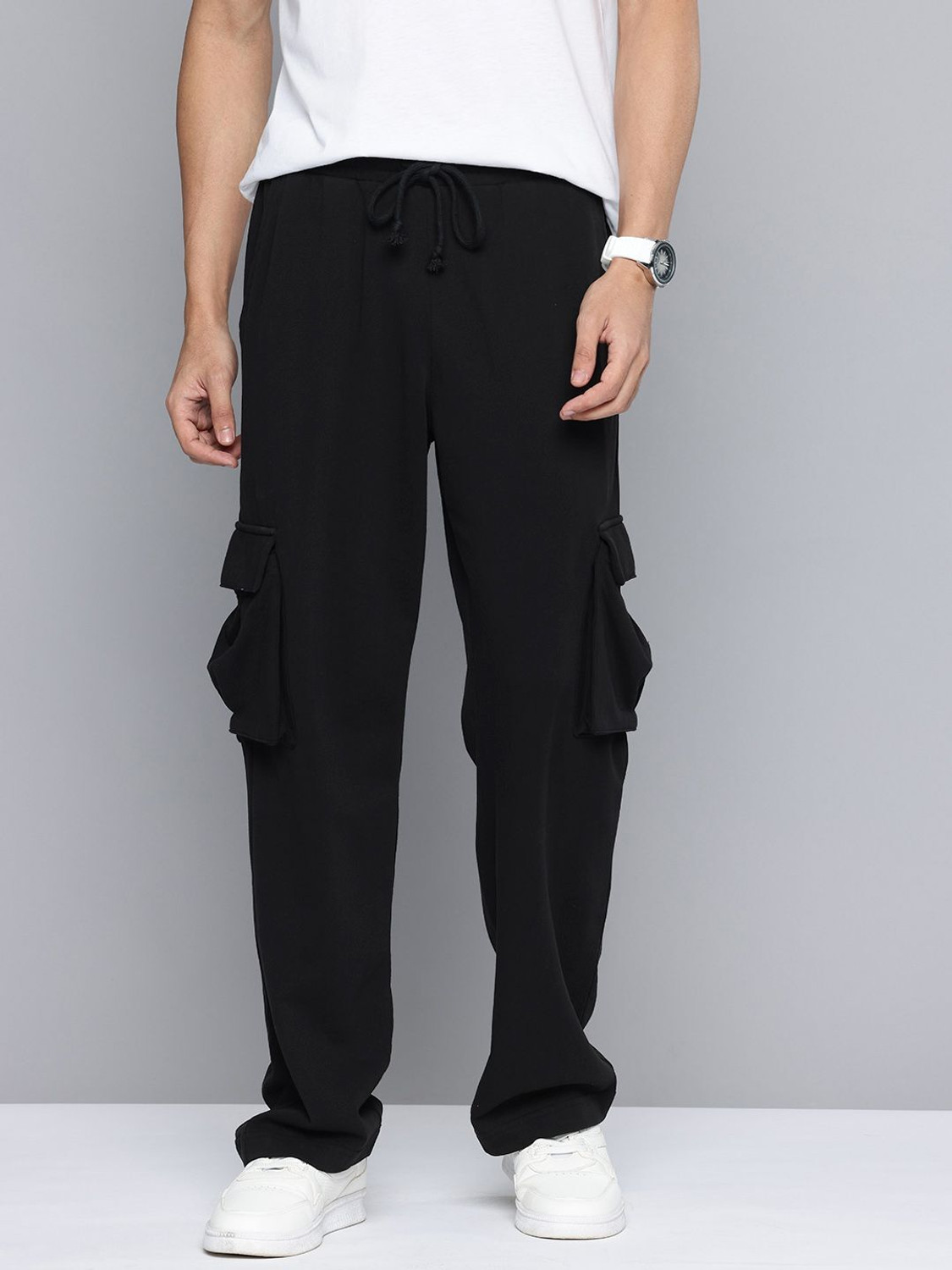 Image of LEVI'S Tapered Men Grey Trousers