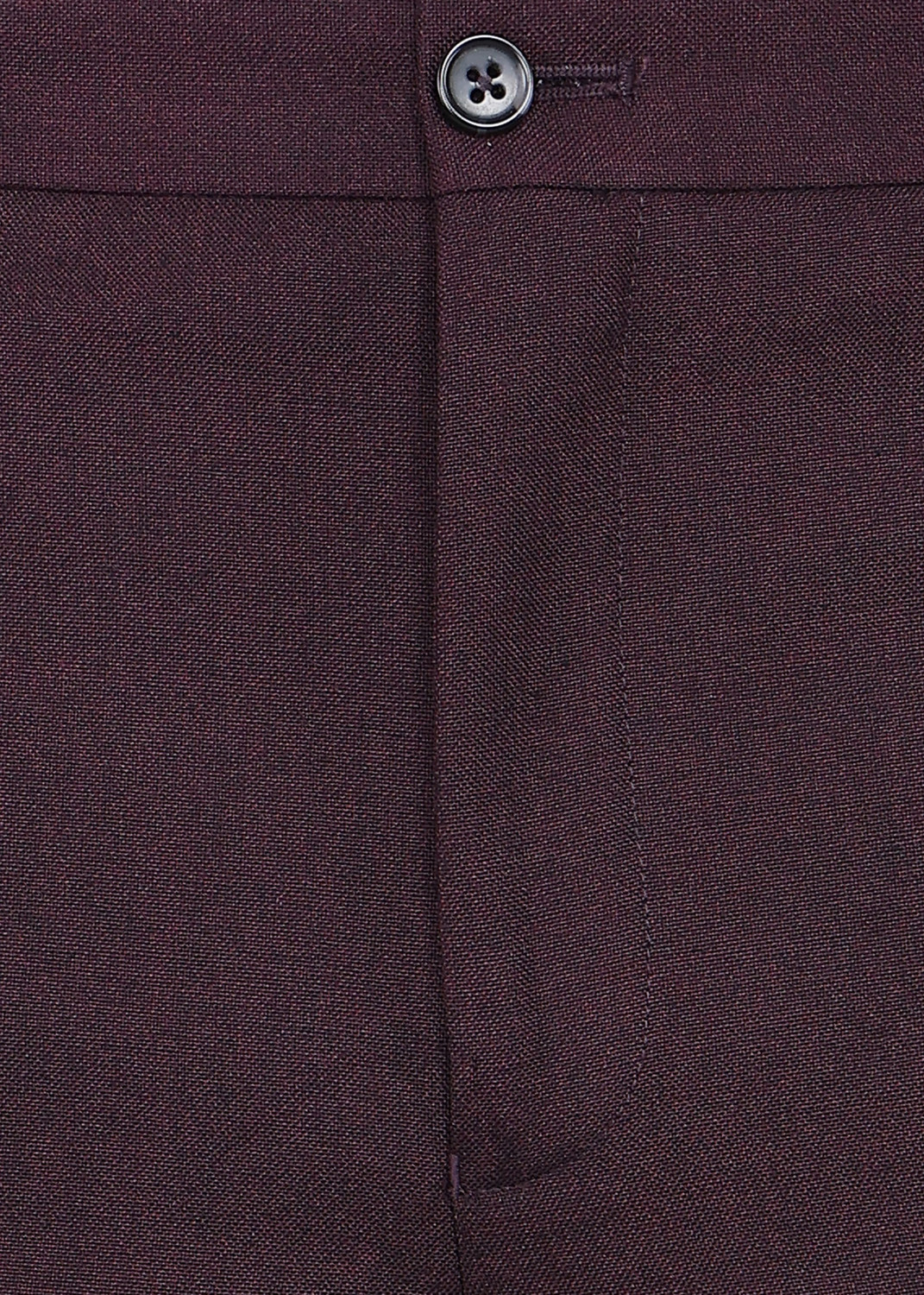 Image of Raymond Slim Fit Men Maroon Trousers