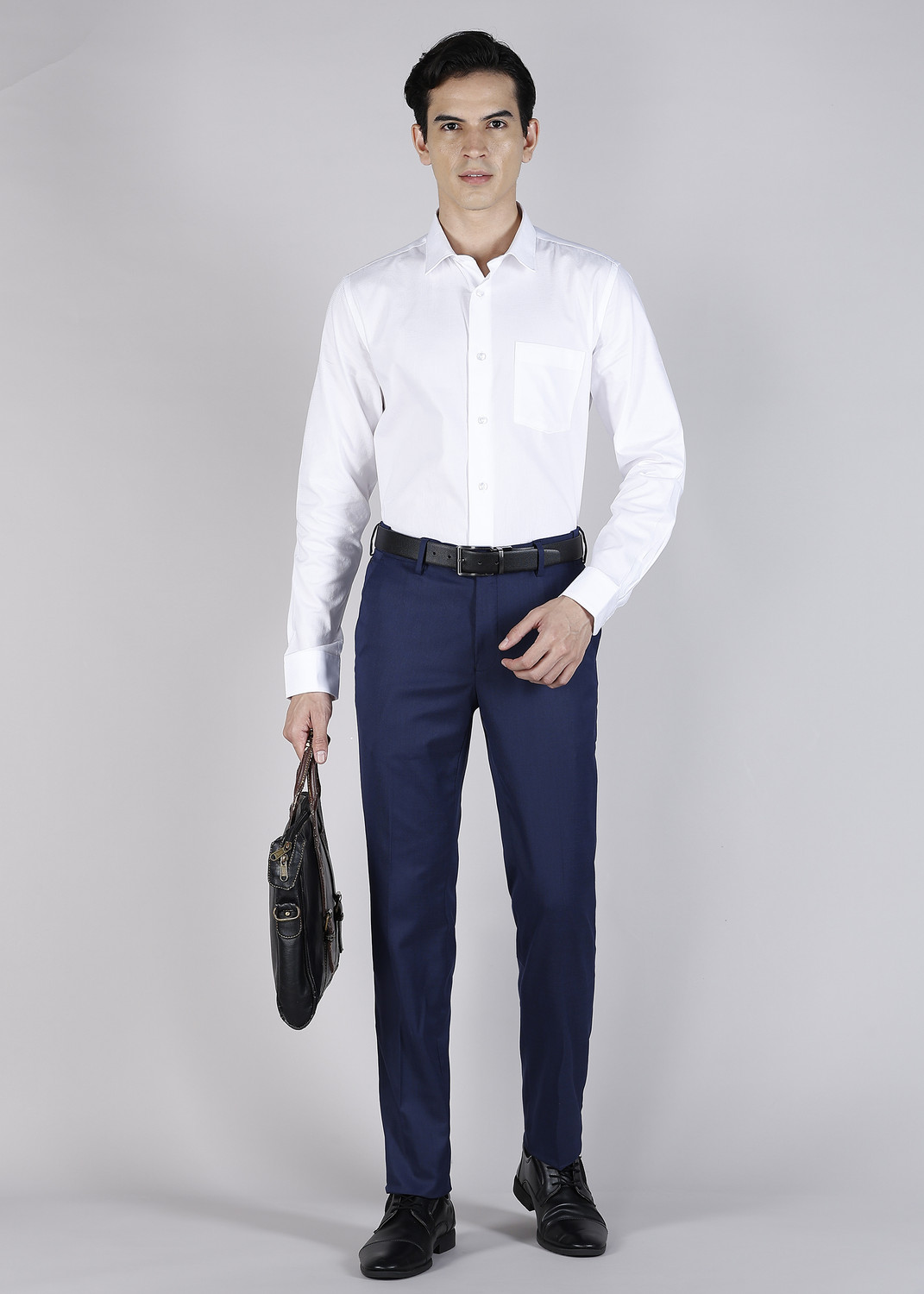 Image of PETER ENGLAND Slim Fit Men Multicolor Trousers
