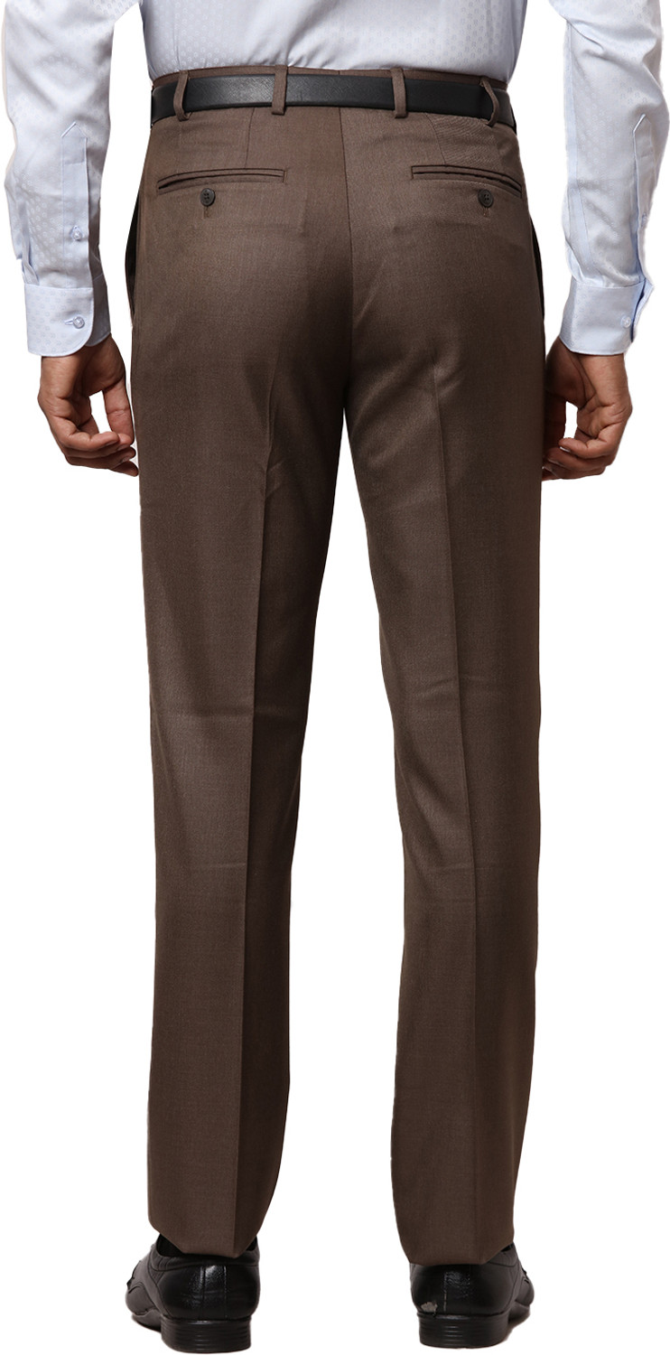 Image of Raymond Men Brown Trousers