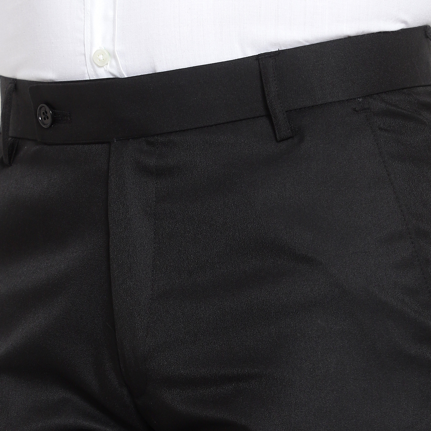 Image of Sucheh Gwalior Regular Fit Men Black Trousers