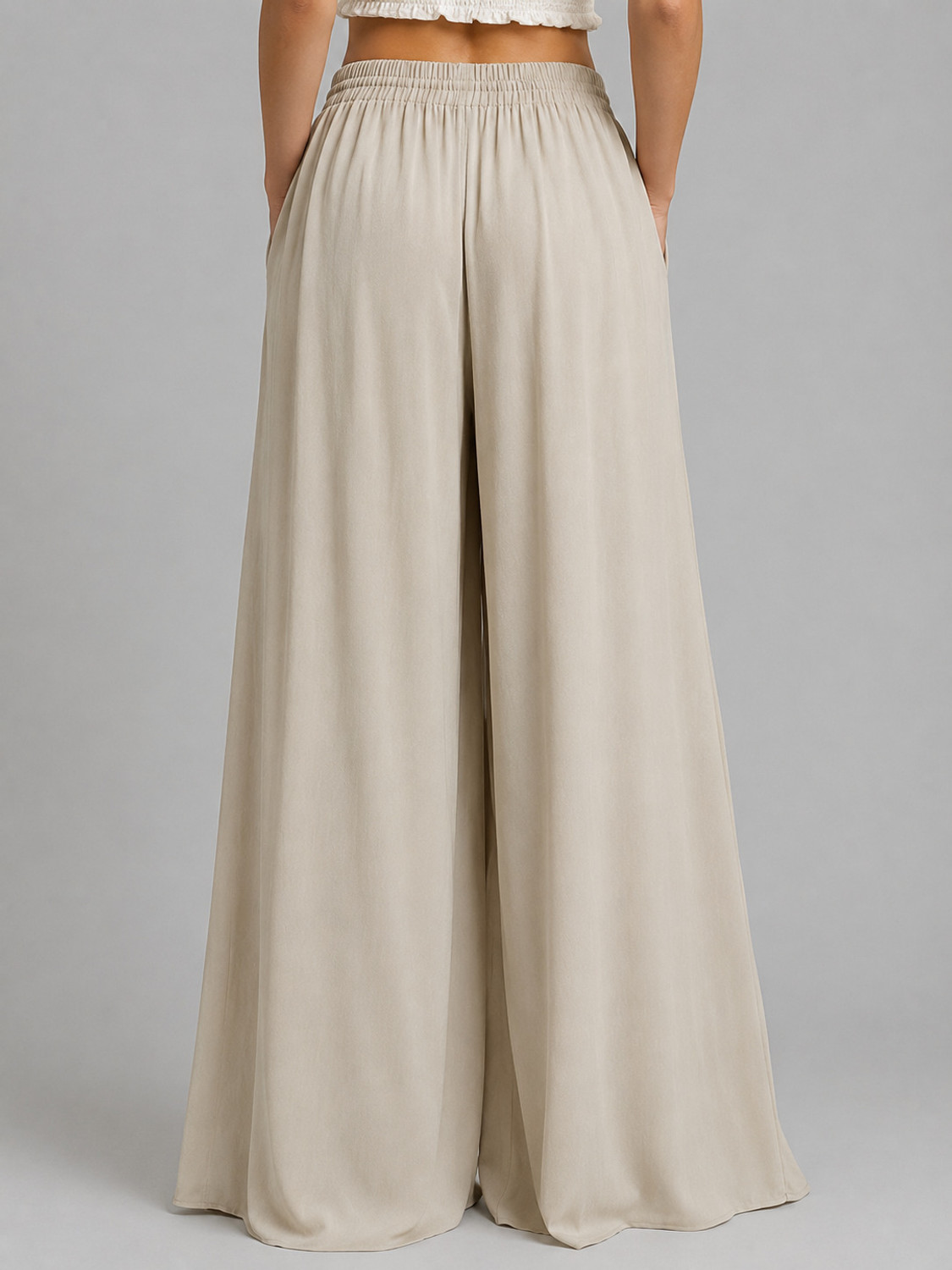 Image of KOTTY Regular Fit Women Beige Trousers