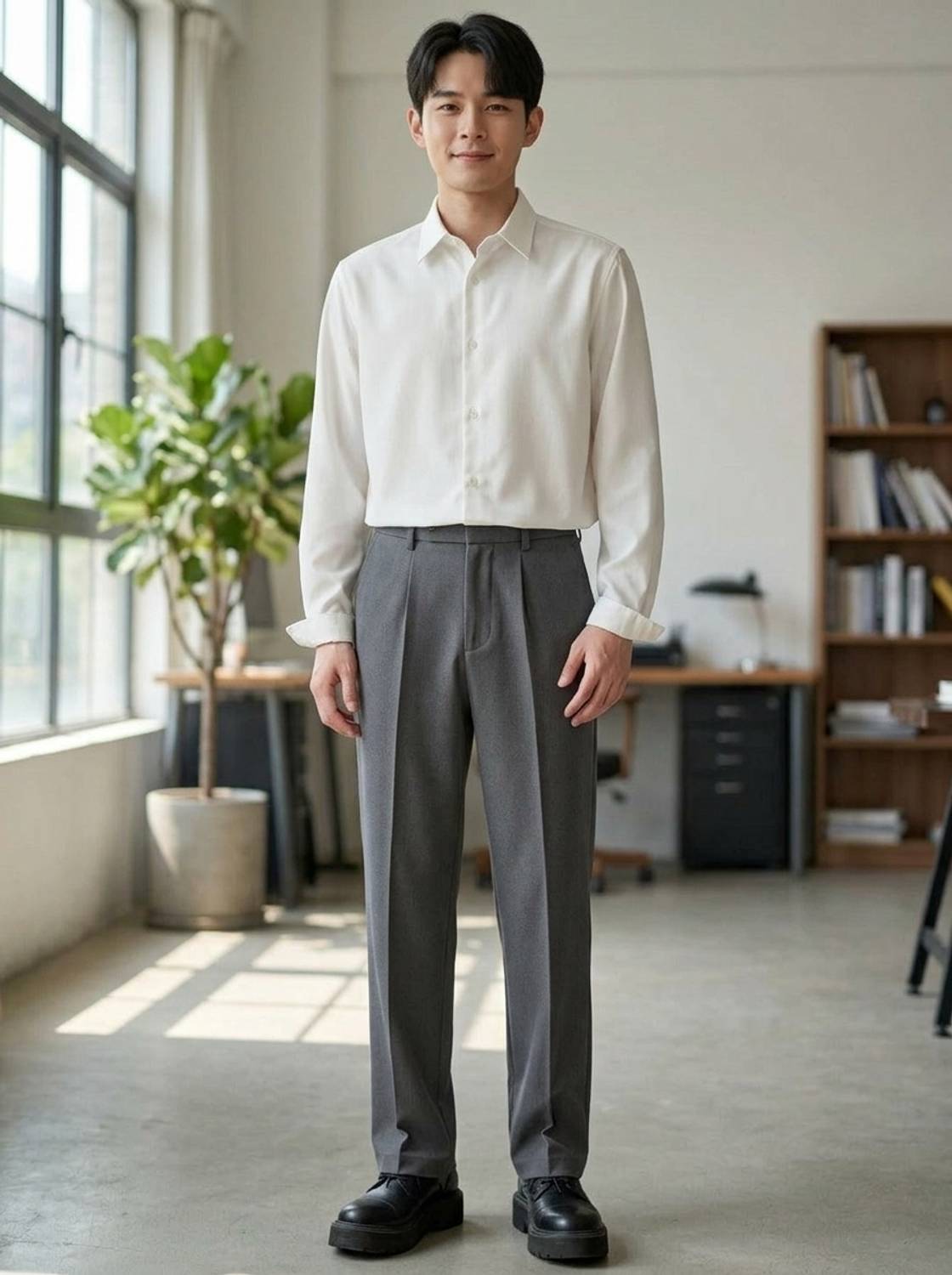 KOTTY Straight Fit Men Pink Trousers - Image 1