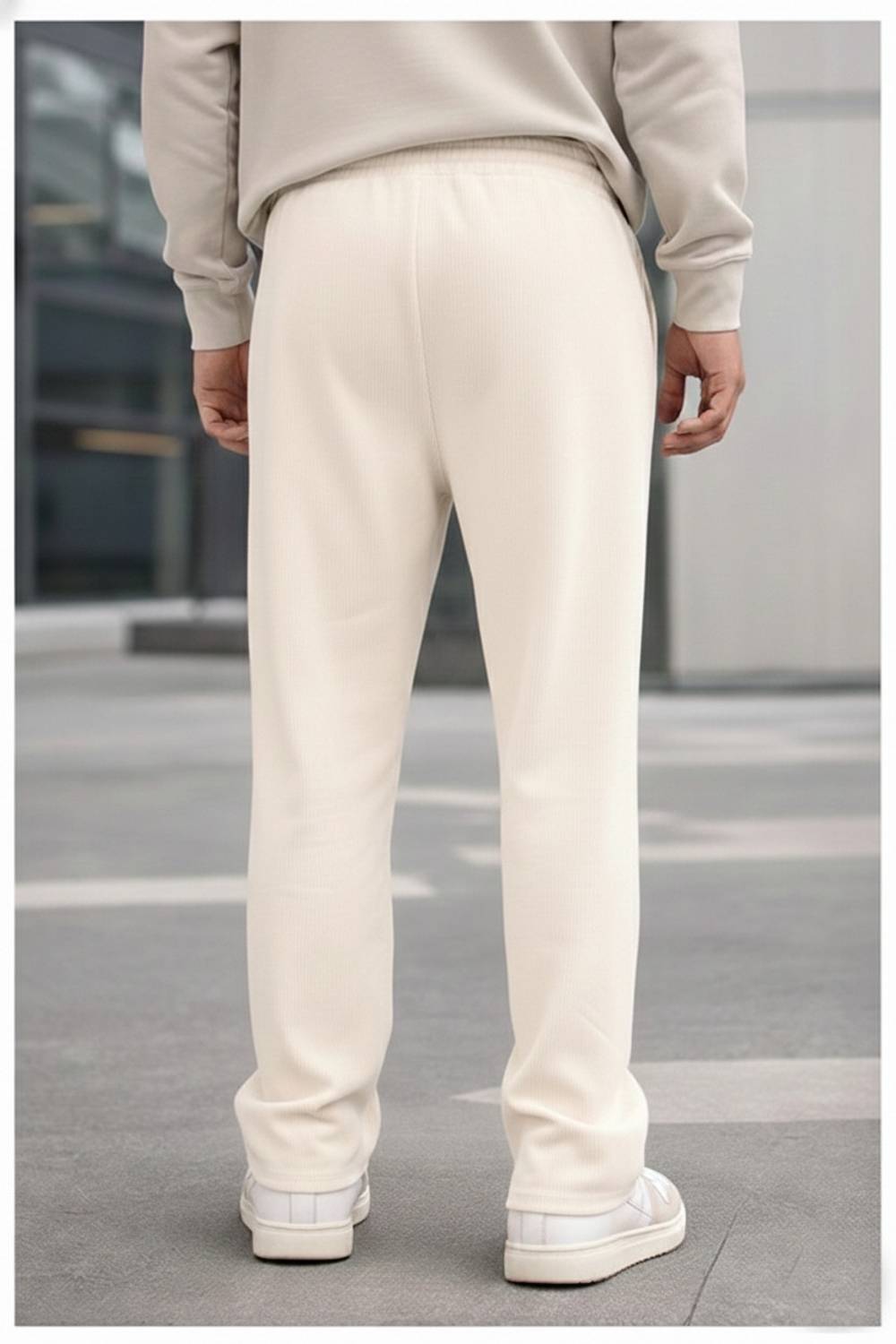 METRONAUT Relaxed Men Beige Trousers - Image 2