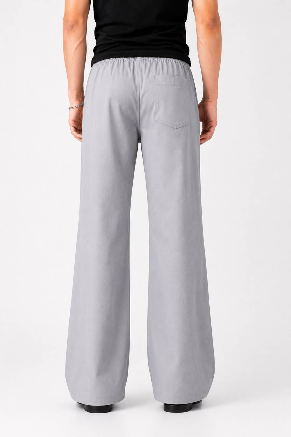 Bootcut Men Grey Track Pants - Image 2