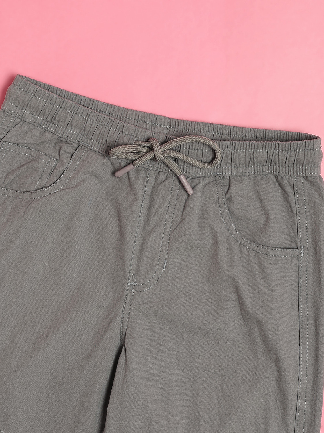 Image of V-MART Regular Fit Boys Grey Trousers