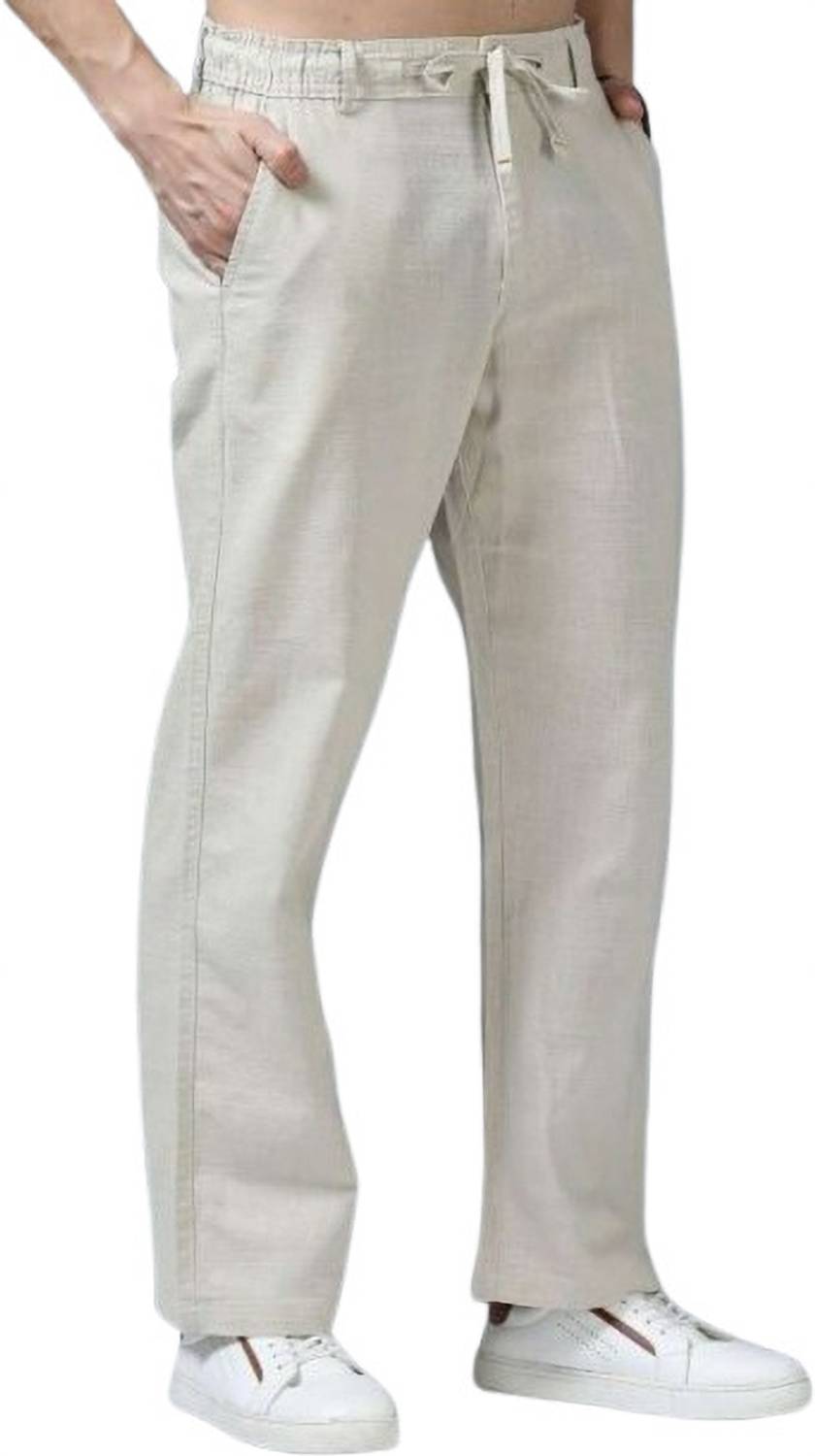 M Q Denim Regular Fit Men Blue Trousers - Image 3