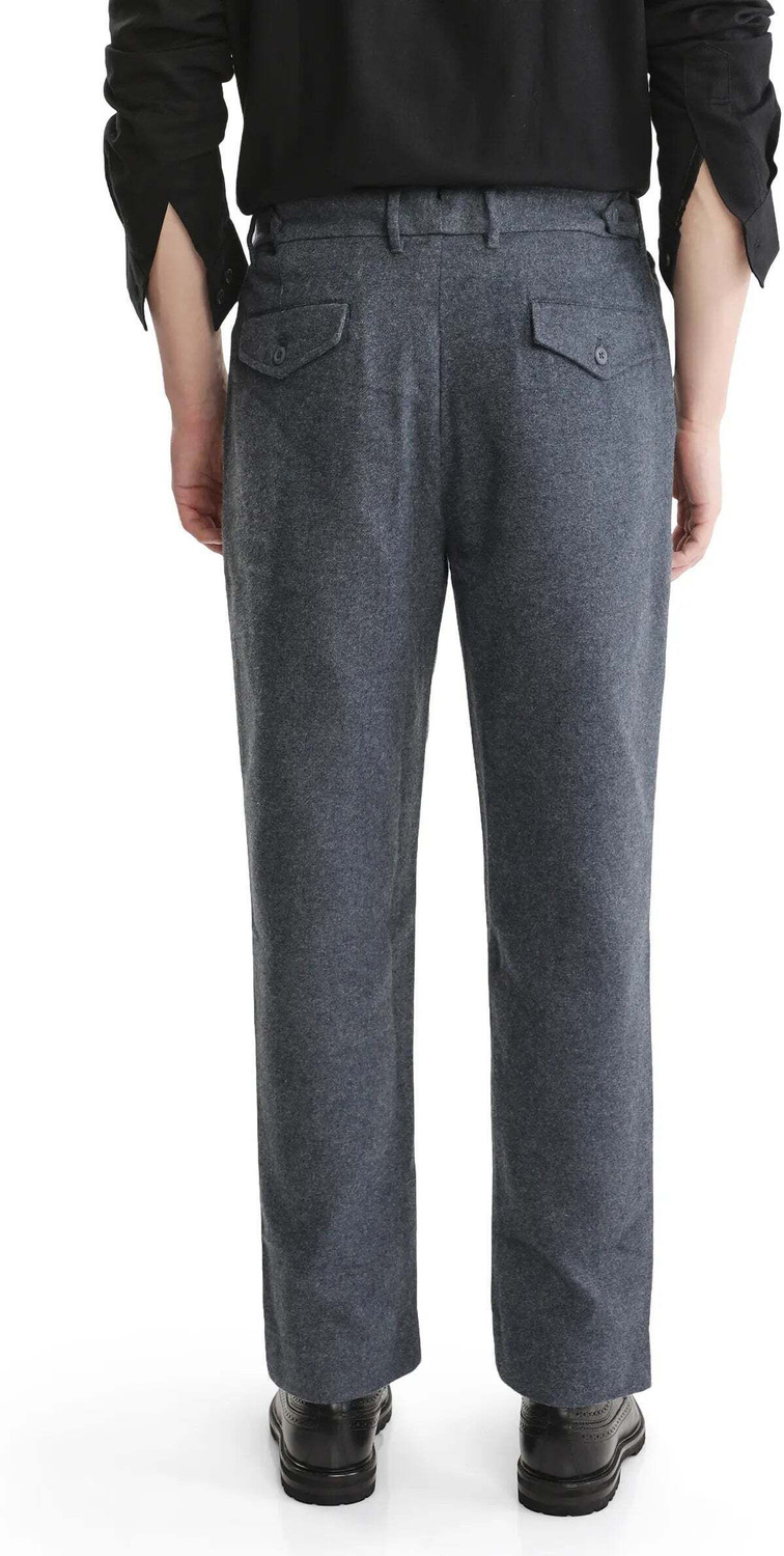 Image of RARE RABBIT Regular Fit Men Dark Blue Trousers