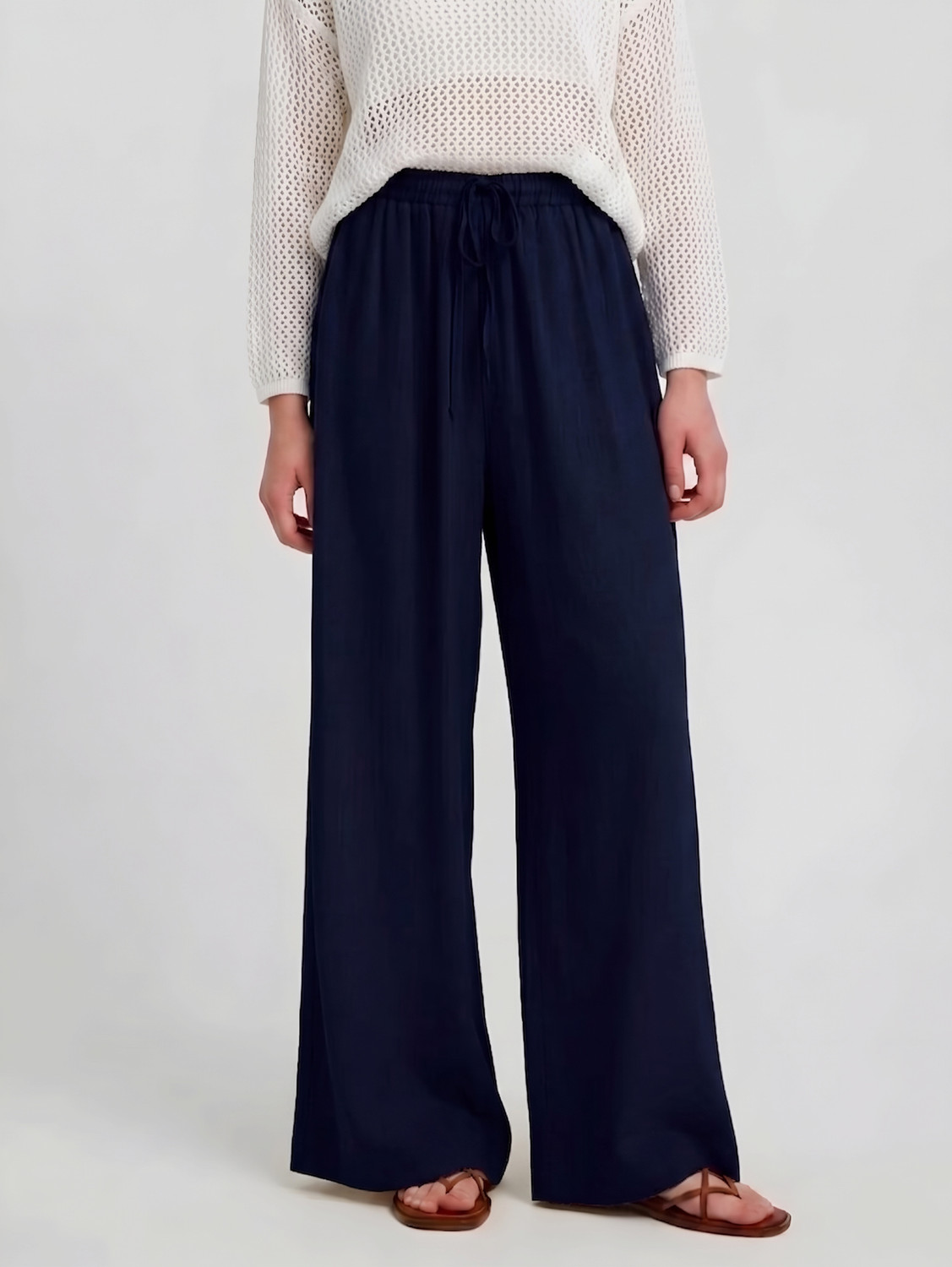 Image of NEXSUS APPARELS Loose Fit Women Blue Trousers