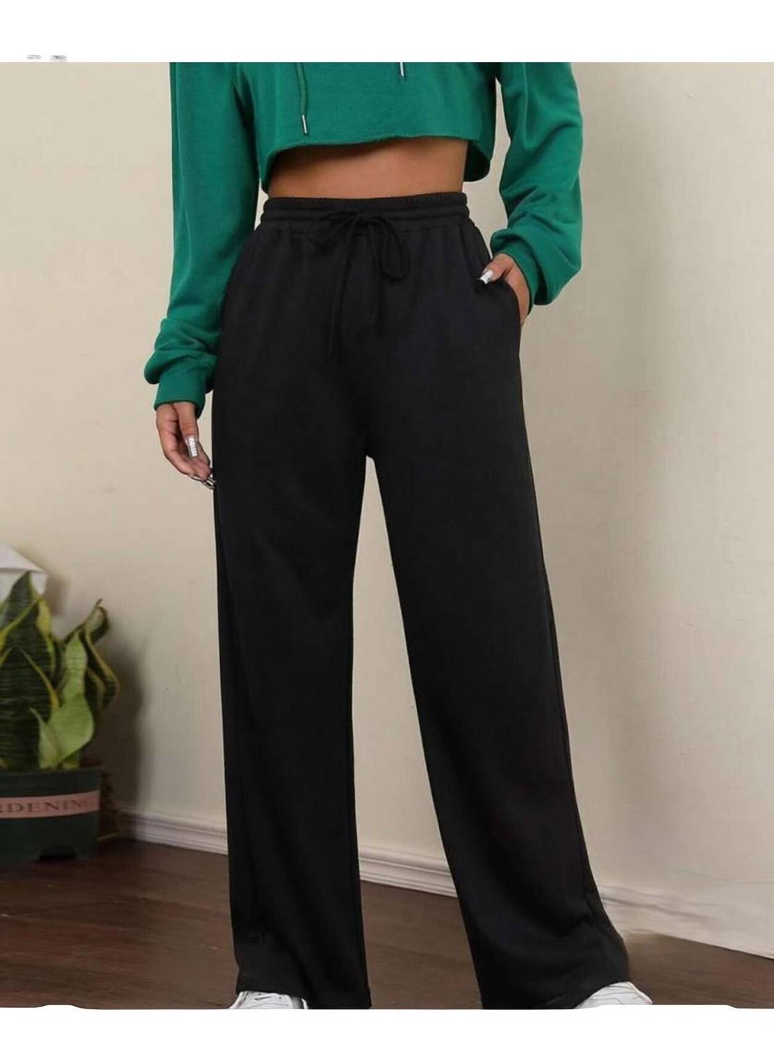 BeasTrends Flared Women Black Trousers