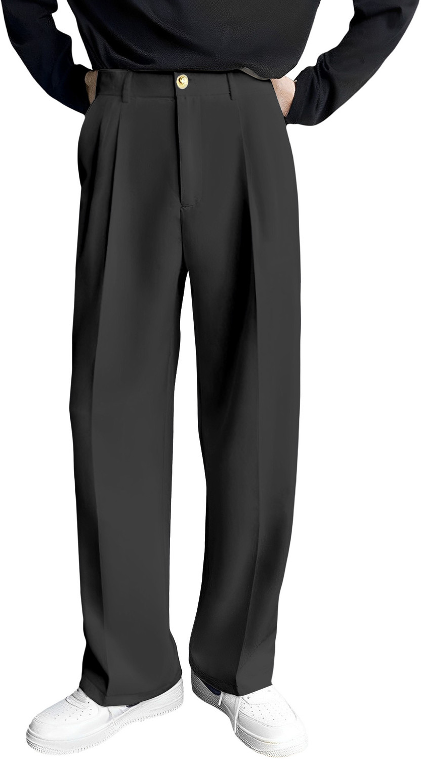 Image of FTX Loose Fit Men Grey Trousers