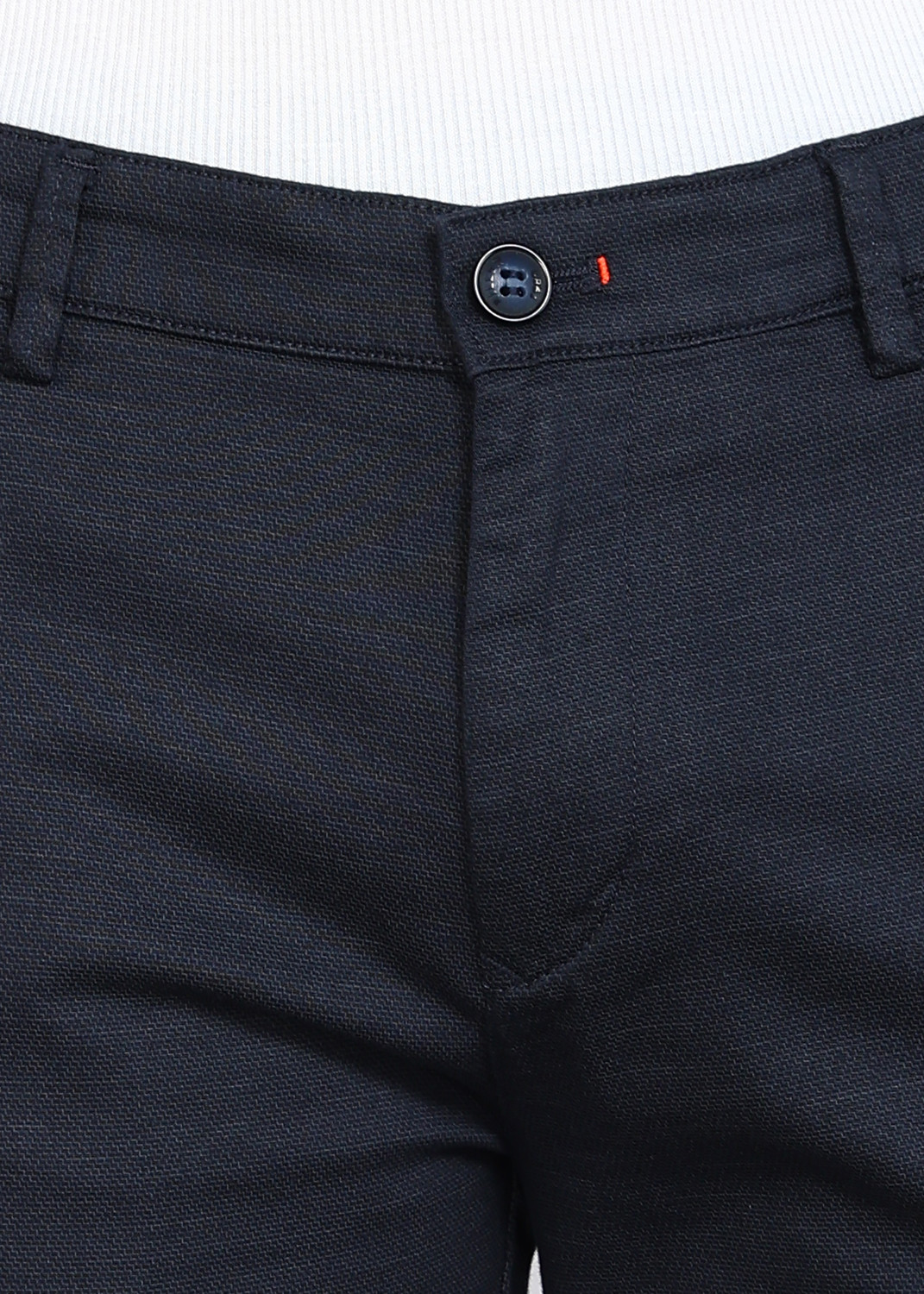 Image of KILLER Slim Fit Men Dark Blue Trousers