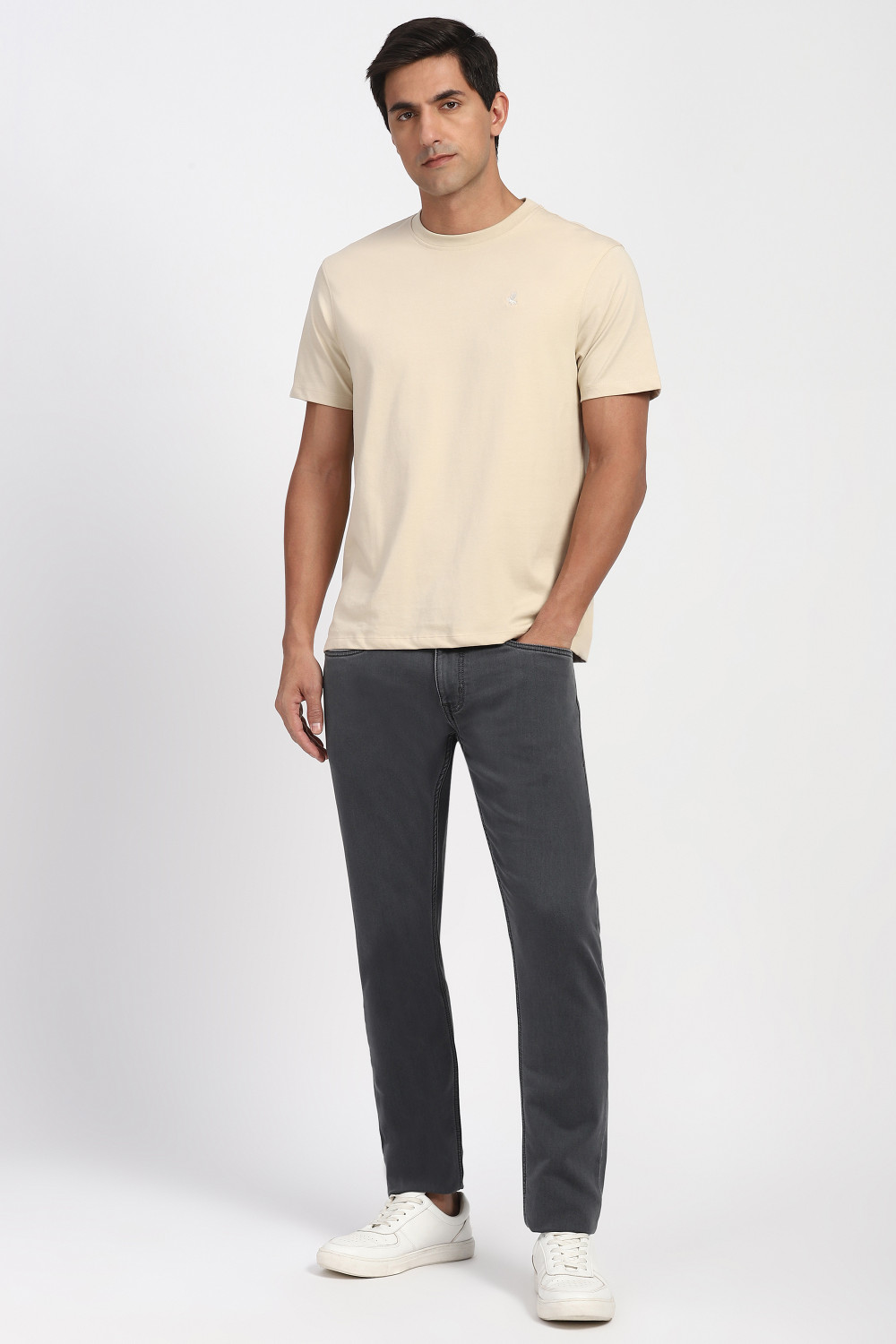 Image of PETER ENGLAND Regular Men Grey Jeans
