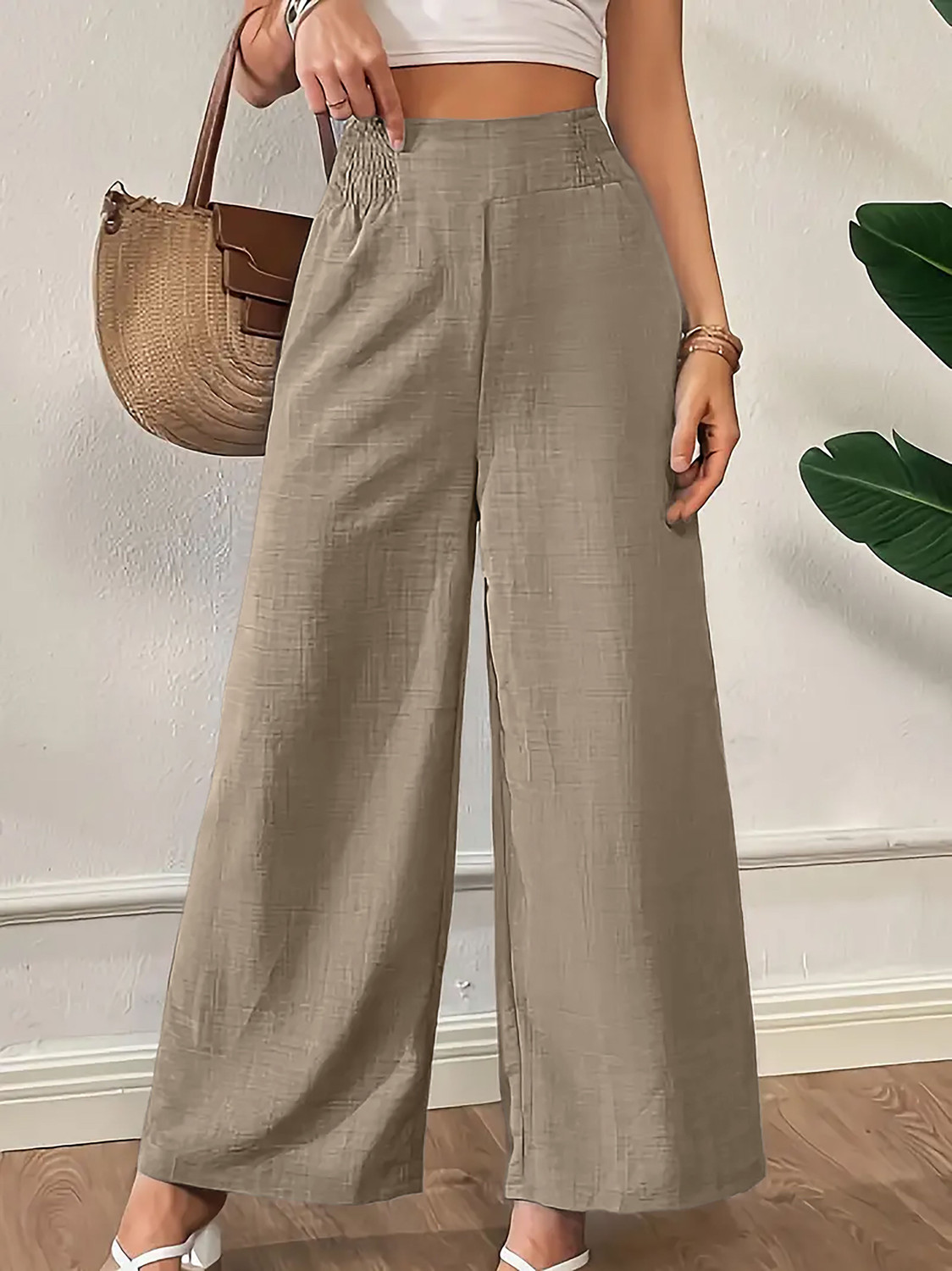Image of METRONAUT Loose Fit Women Brown Trousers