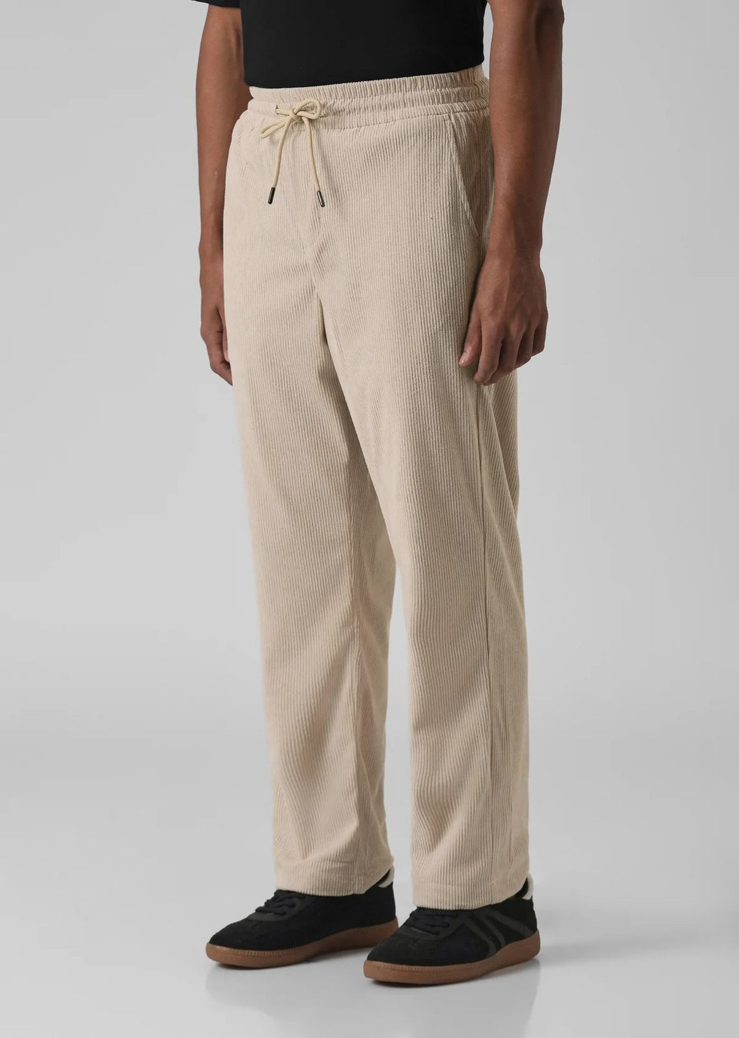 Image of JACKBELLA Regular Fit Men Beige Trousers
