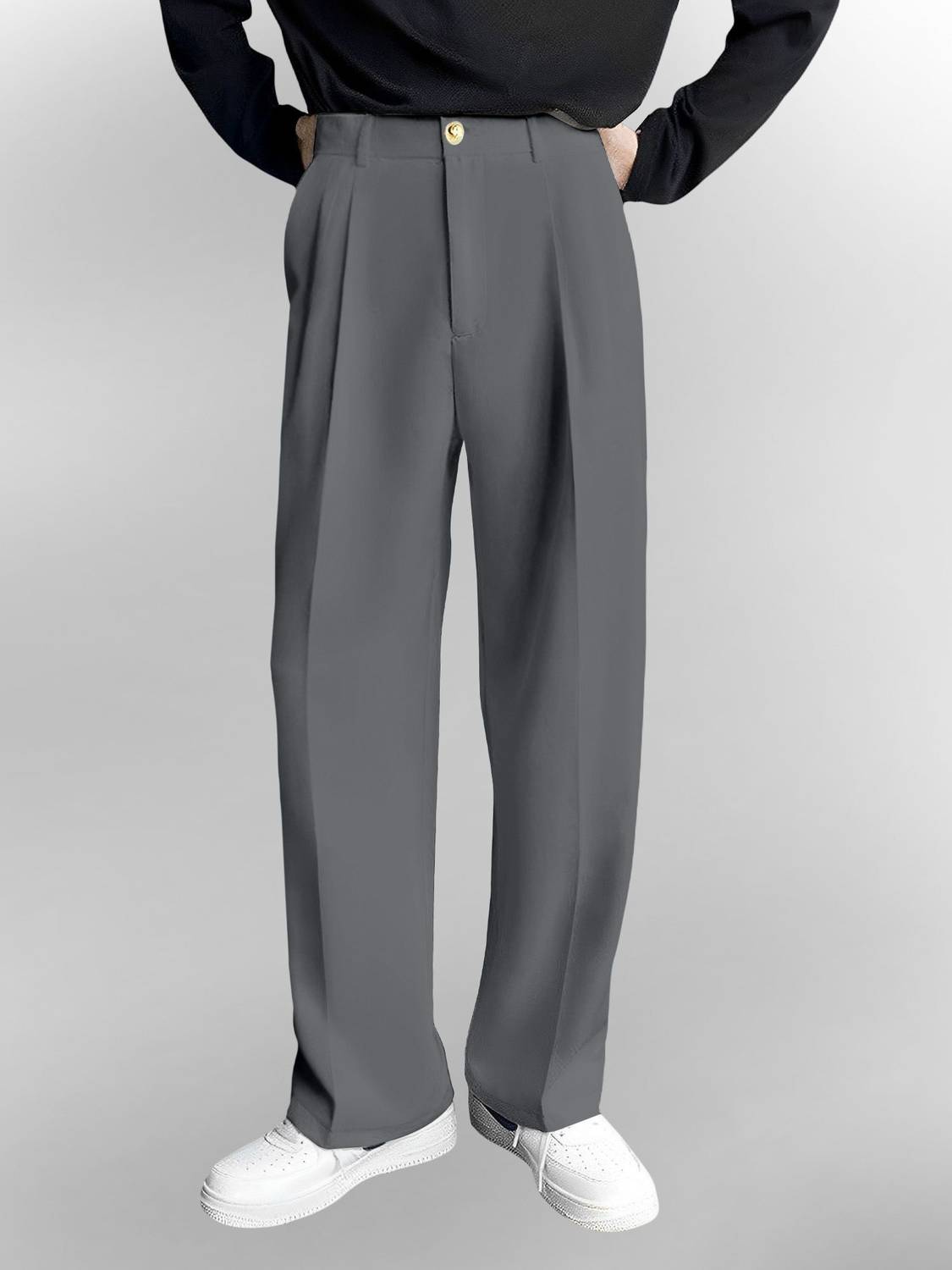 FTX Relaxed Men Grey Trousers - Image 1