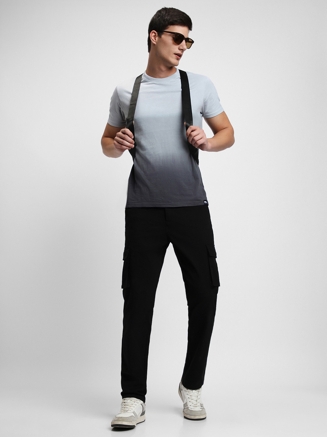 Image of Dennis Lingo Slim Fit Men Black Trousers