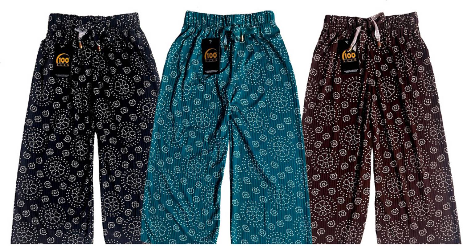 100LUCK Loose Fit Girls Multicolor Trousers