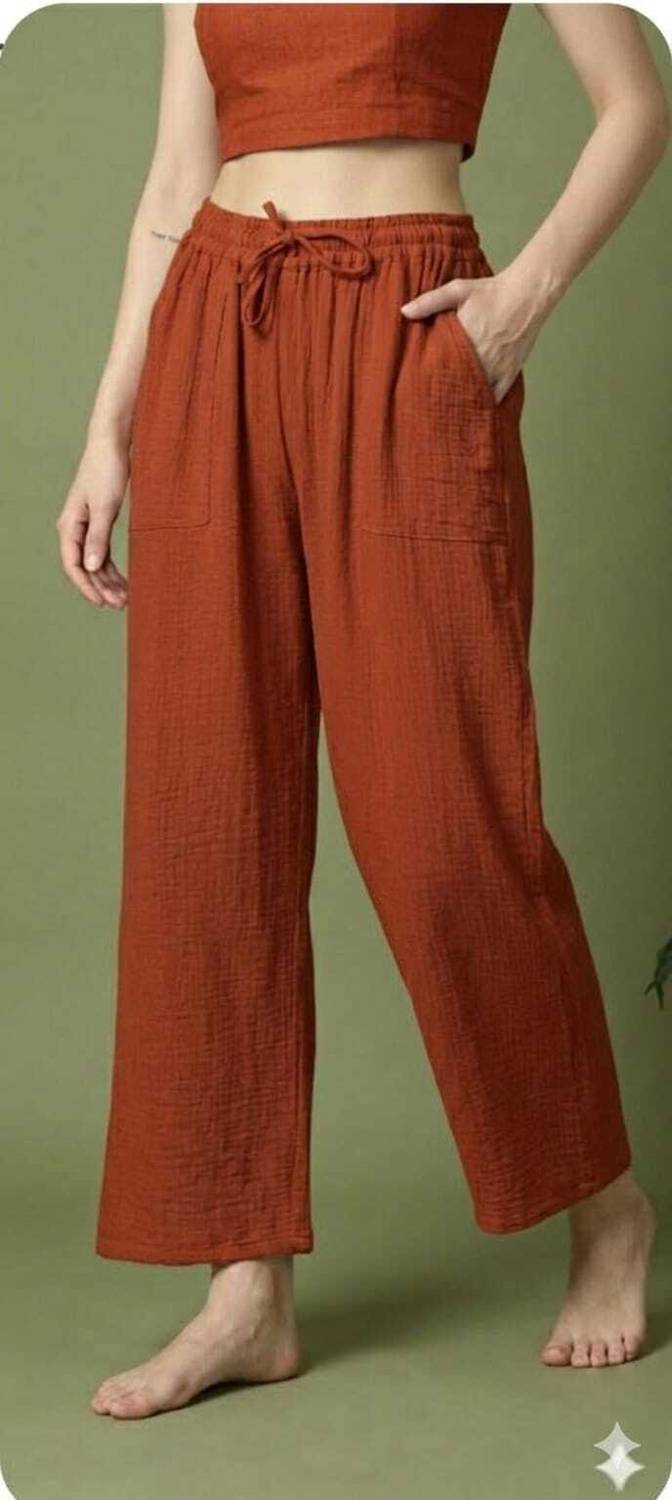 buaGi collection Regular Fit Women Brown Trousers