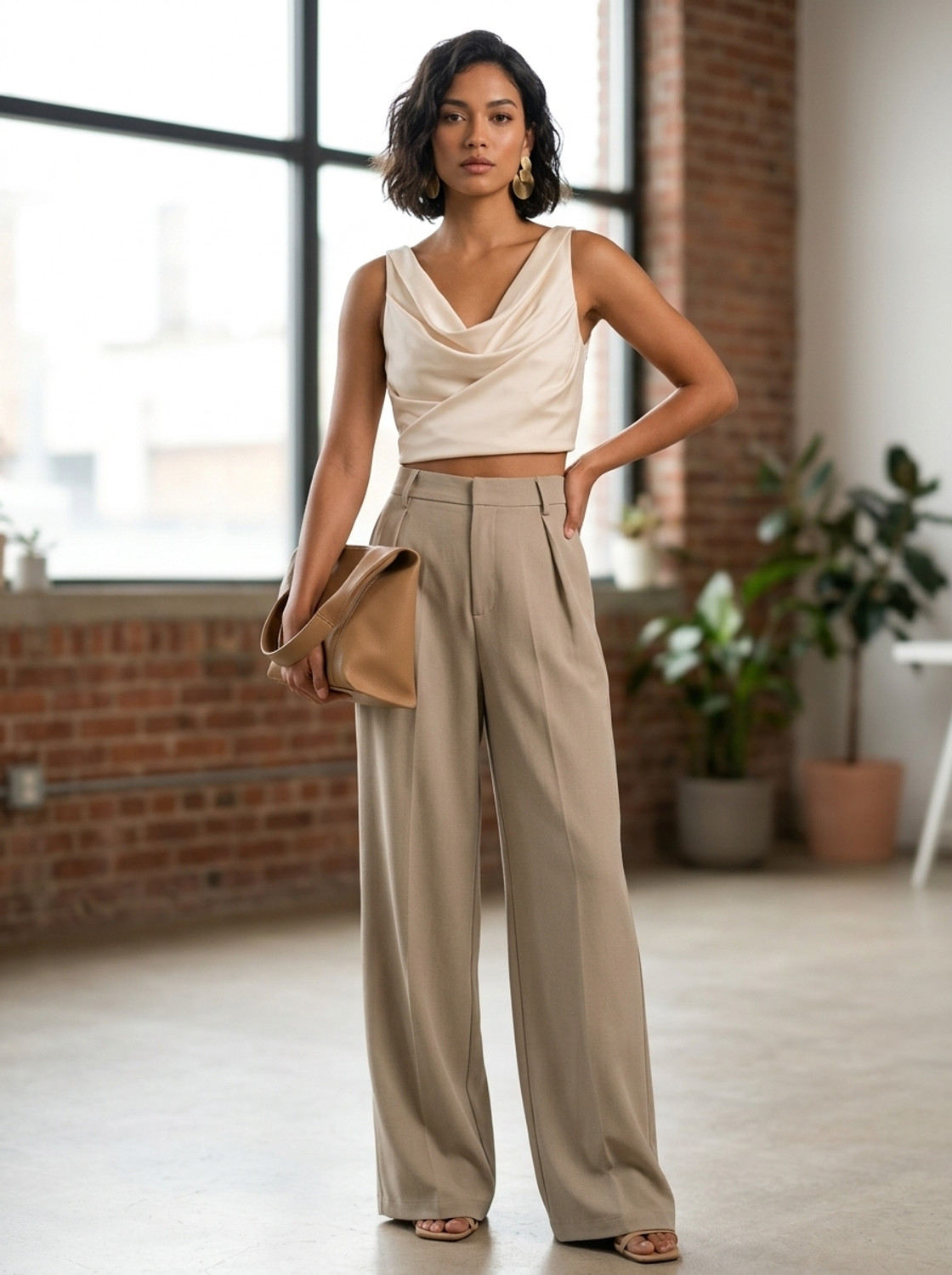 Image of KOTTY Straight Fit Women Pink Trousers
