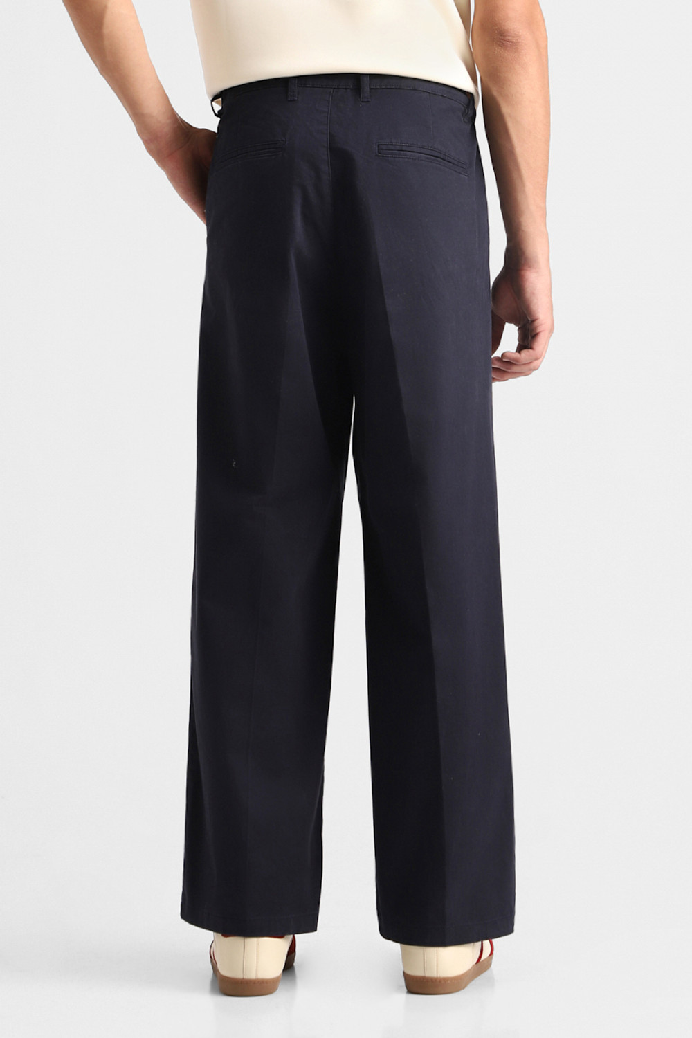 Image of Snitch Relaxed Men Dark Blue Trousers