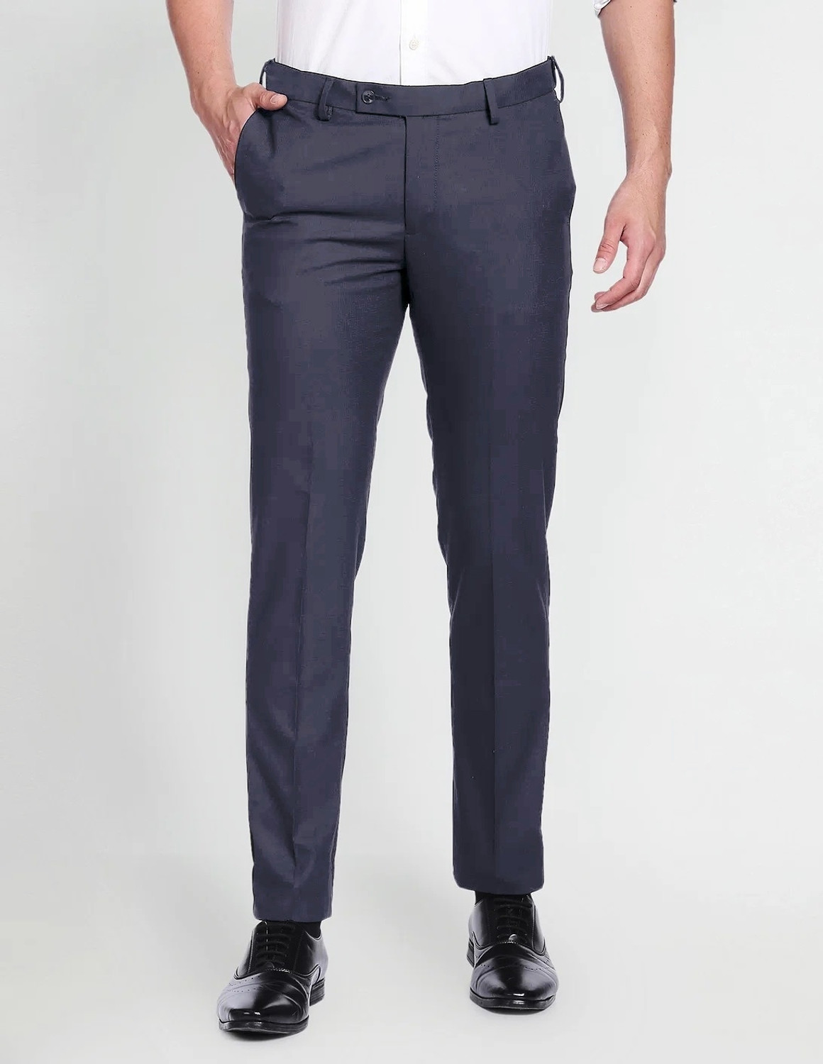 Image of PROVOGUE Slim Fit Men Multicolor Trousers