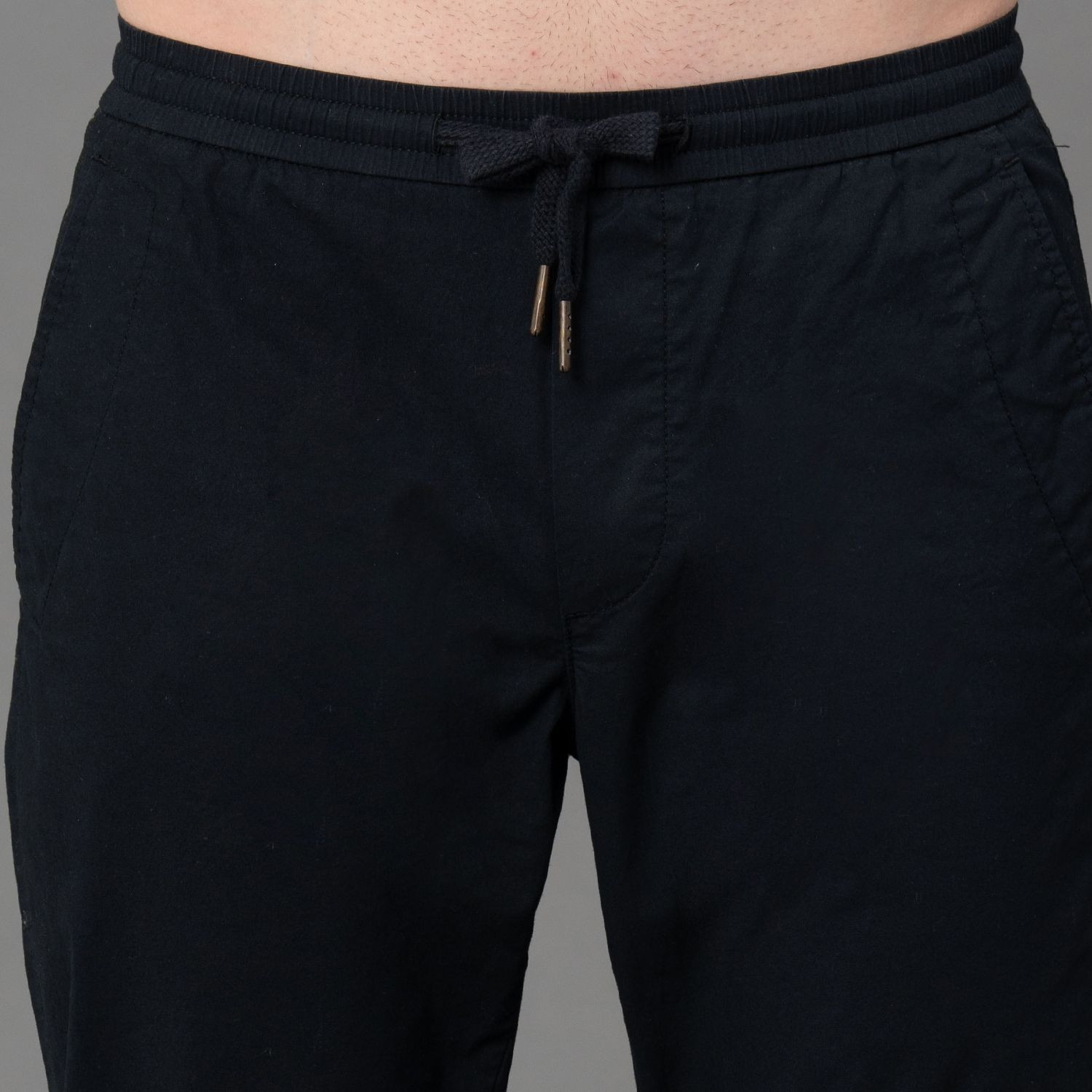 Image of RED TAPE Regular Fit Men Black Trousers