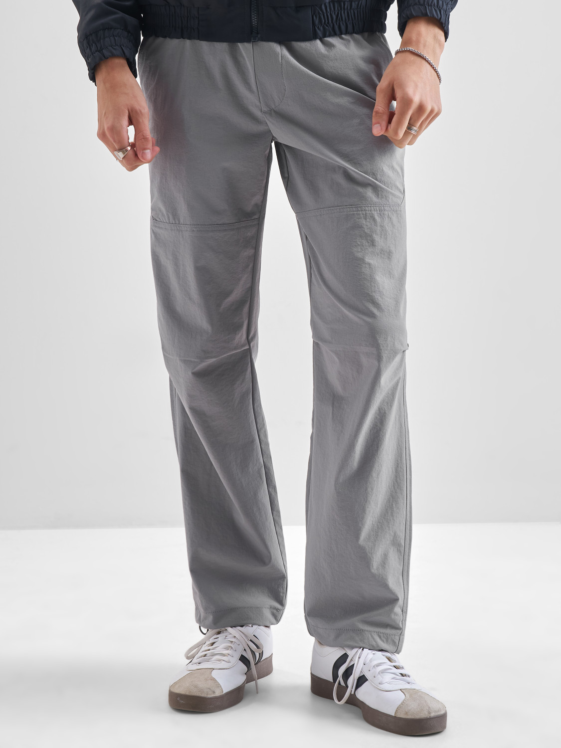 Image of HIGHLANDER Relaxed Men Grey Trousers