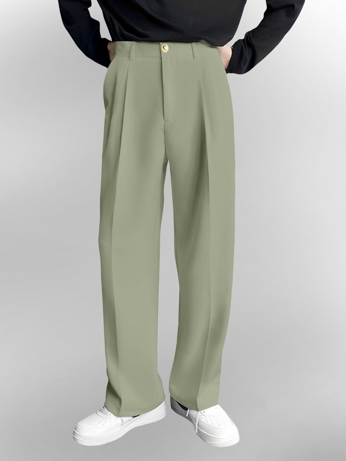 Image of FTX Relaxed Men Green Trousers