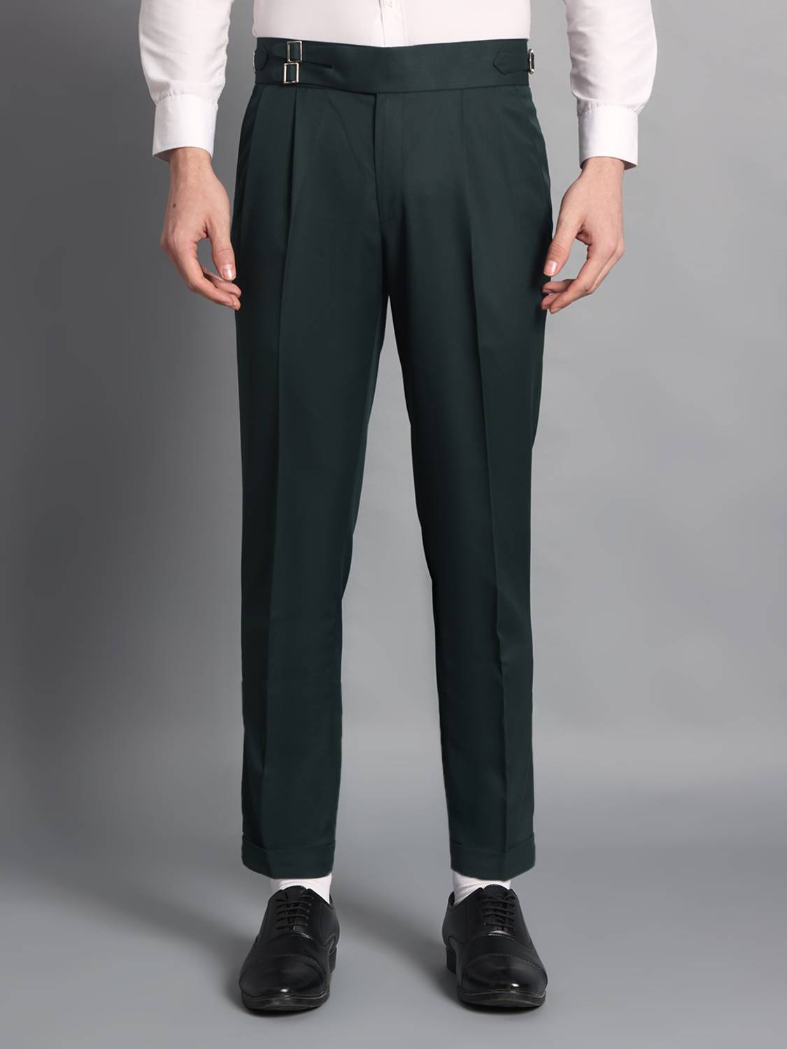 VASTRANU Regular Fit Black Trousers - Image 3