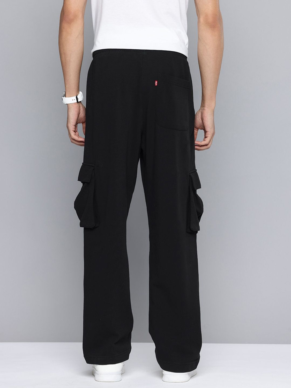 Image of LEVI'S Tapered Men Grey Trousers